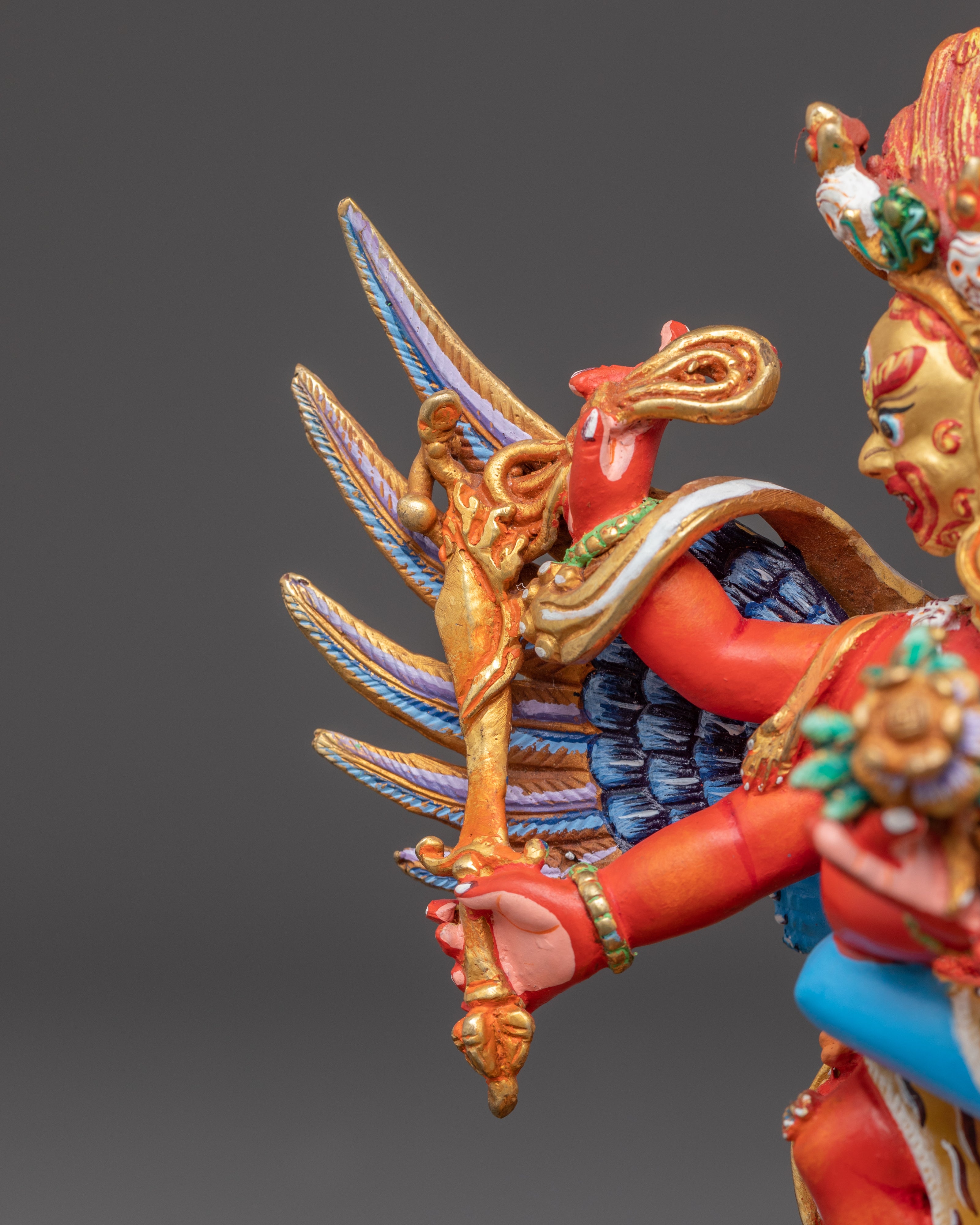 Powerful Yidam Protector Hevajra Statue | Vajrayana Tantric Icon