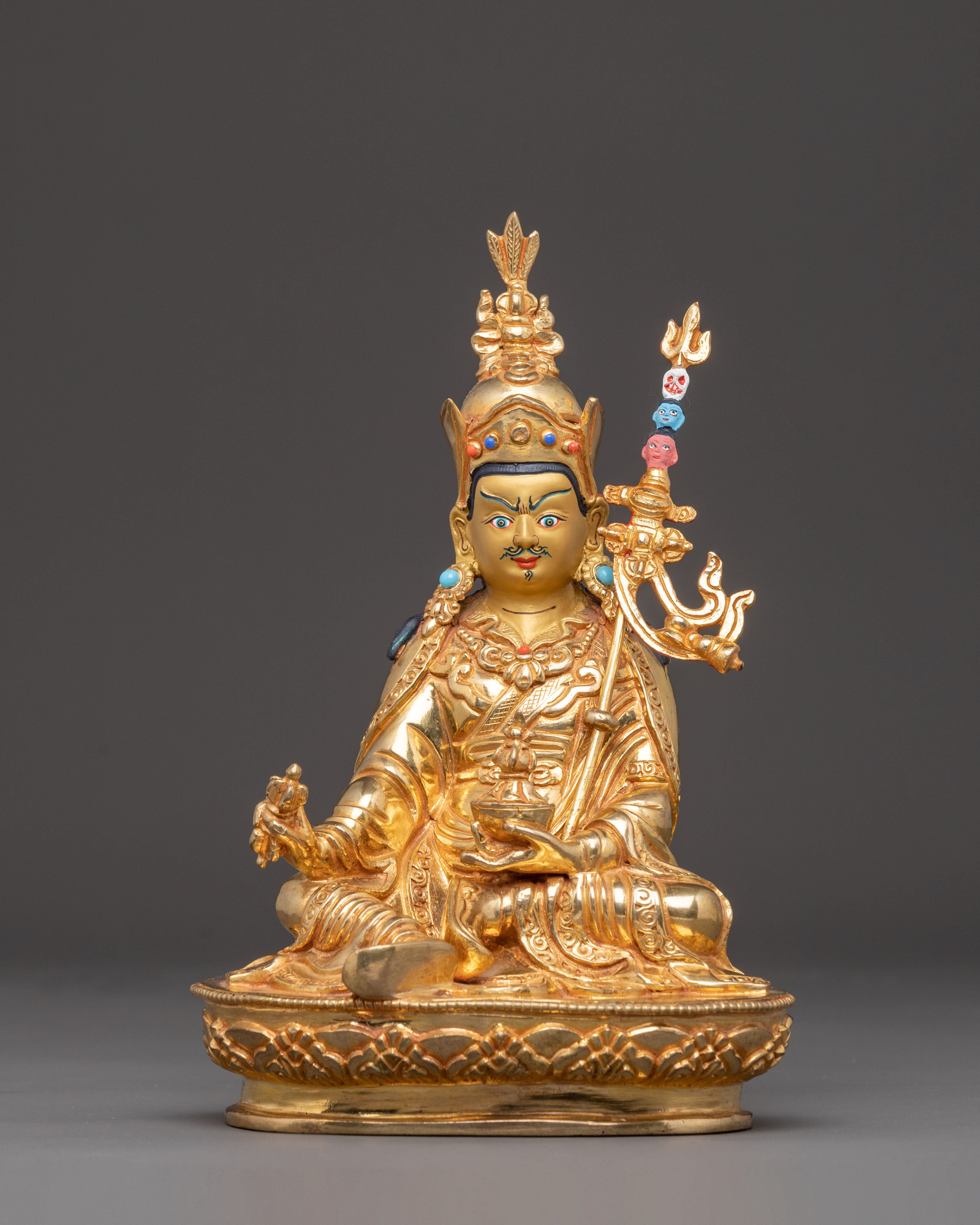 Handcrafted Guru Rinpoche Artwork | Lotus-Born Master