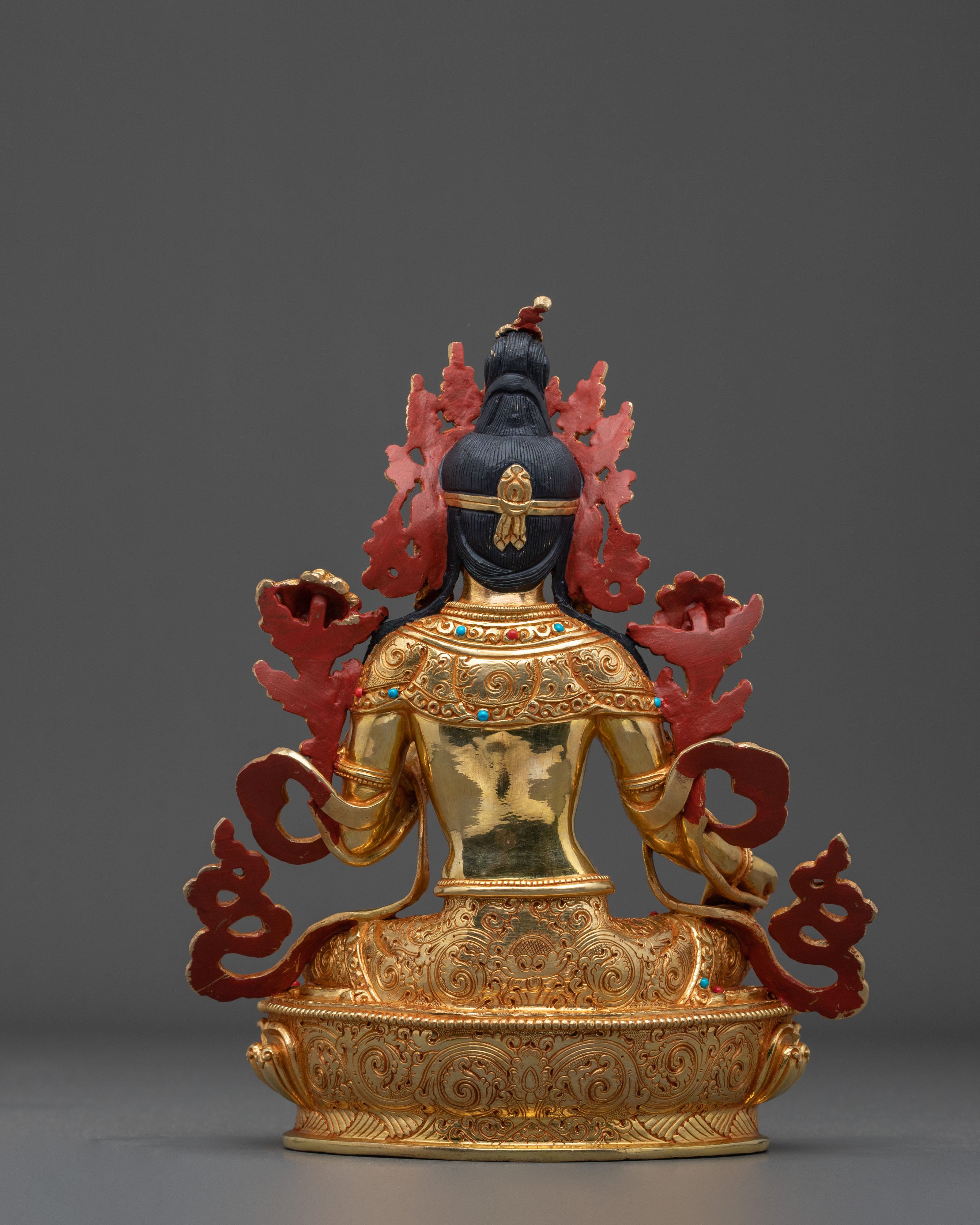 Green Tara Sculpture | Tibetan Buddhism Goddess