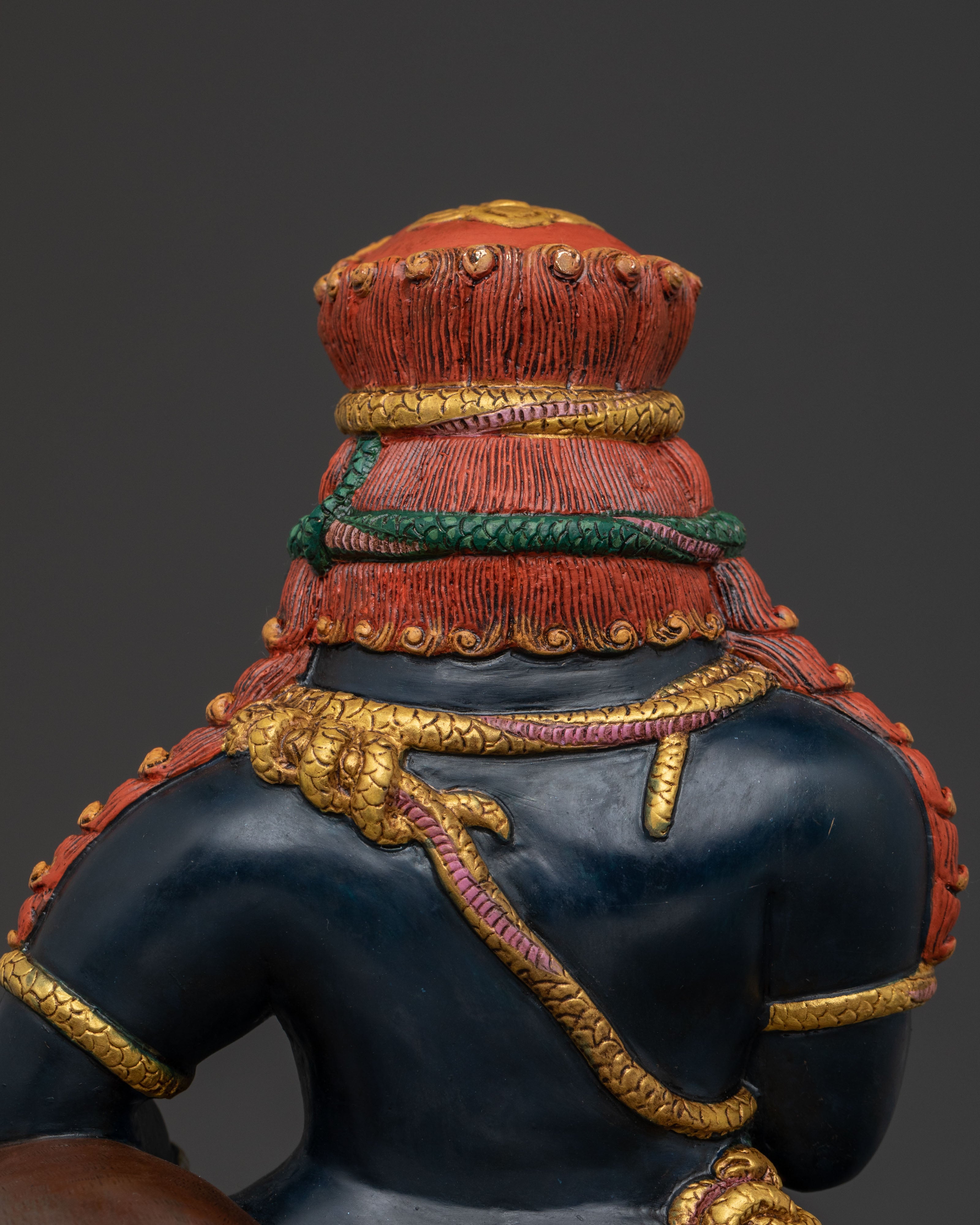 Black Dzambhala Tantric Statue | Wealth Deity