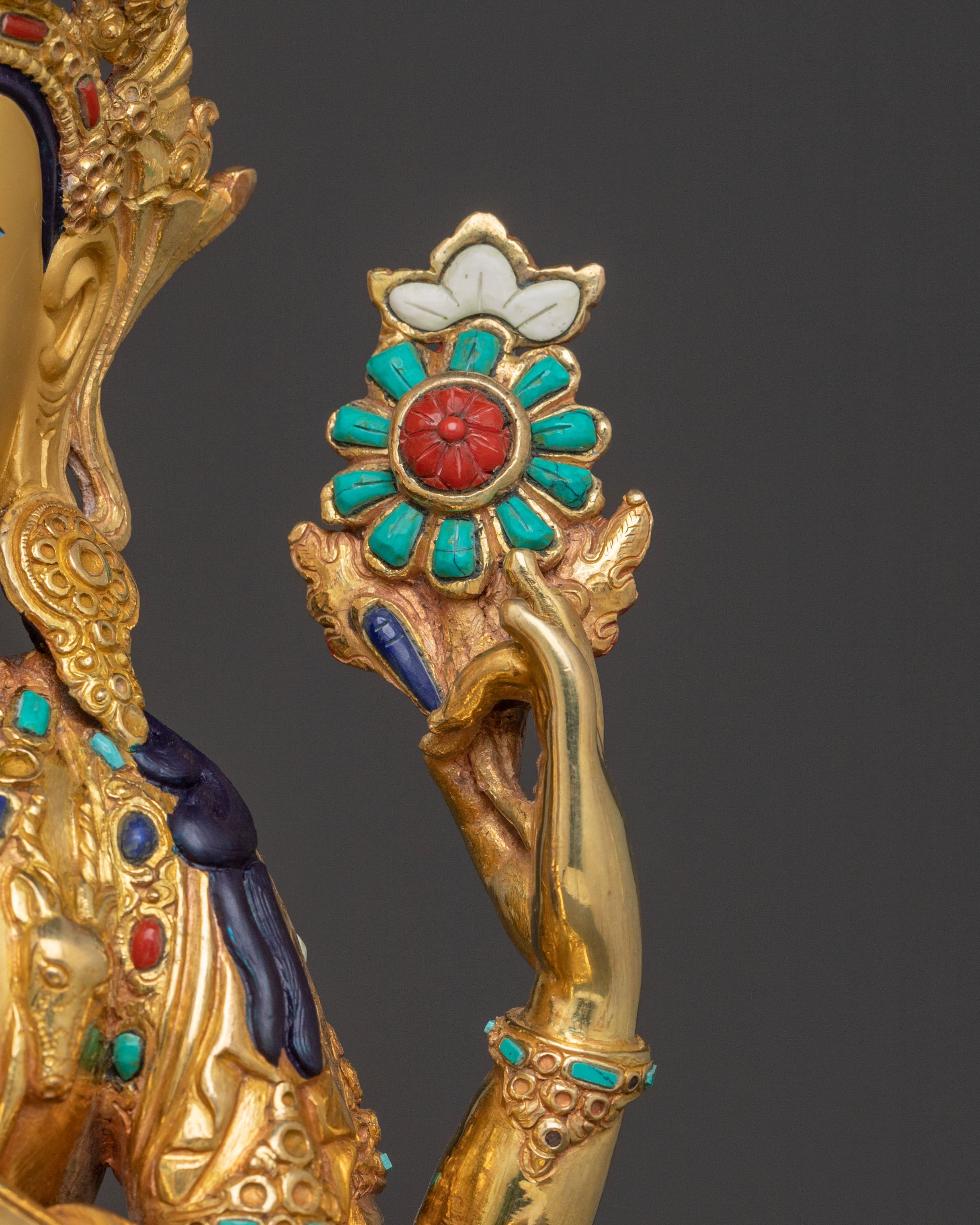 Chenrezig Peaceful Protector Statue: Symbol of Compassion and Protection