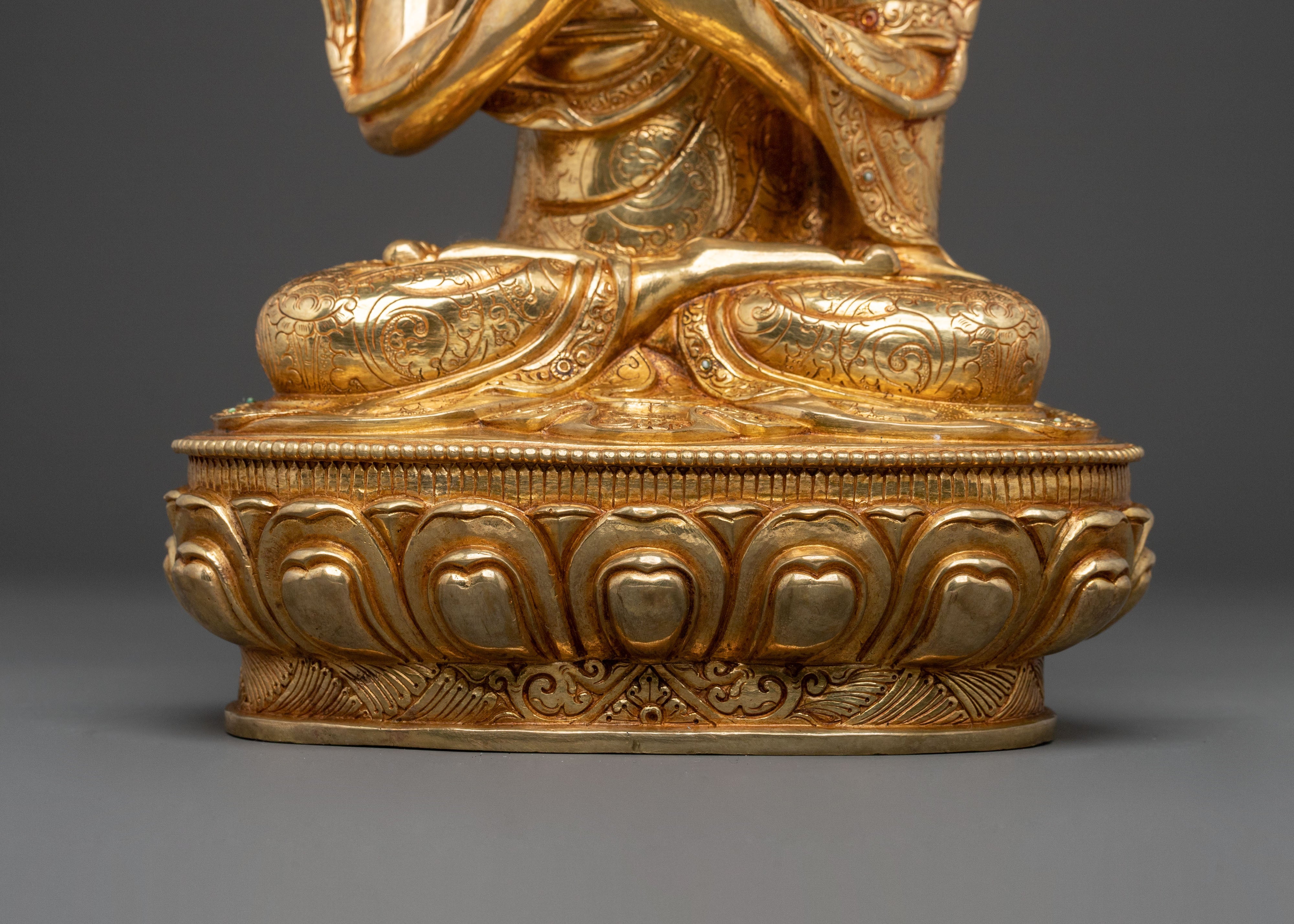 Buddhist Master: Tsongkhapa Statue | Home Decor