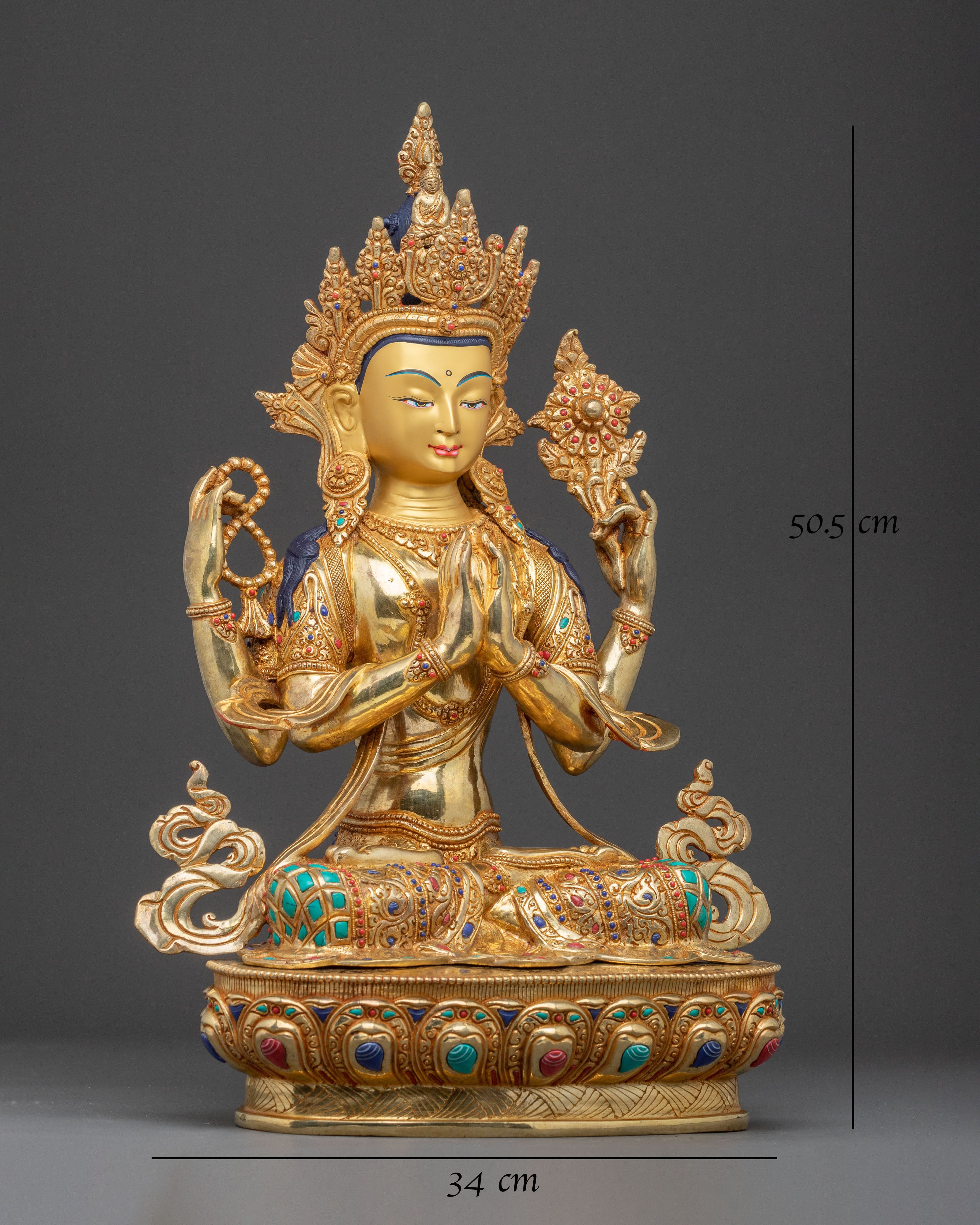 Chenrezig Statue: Blessings of Compassion and Peace