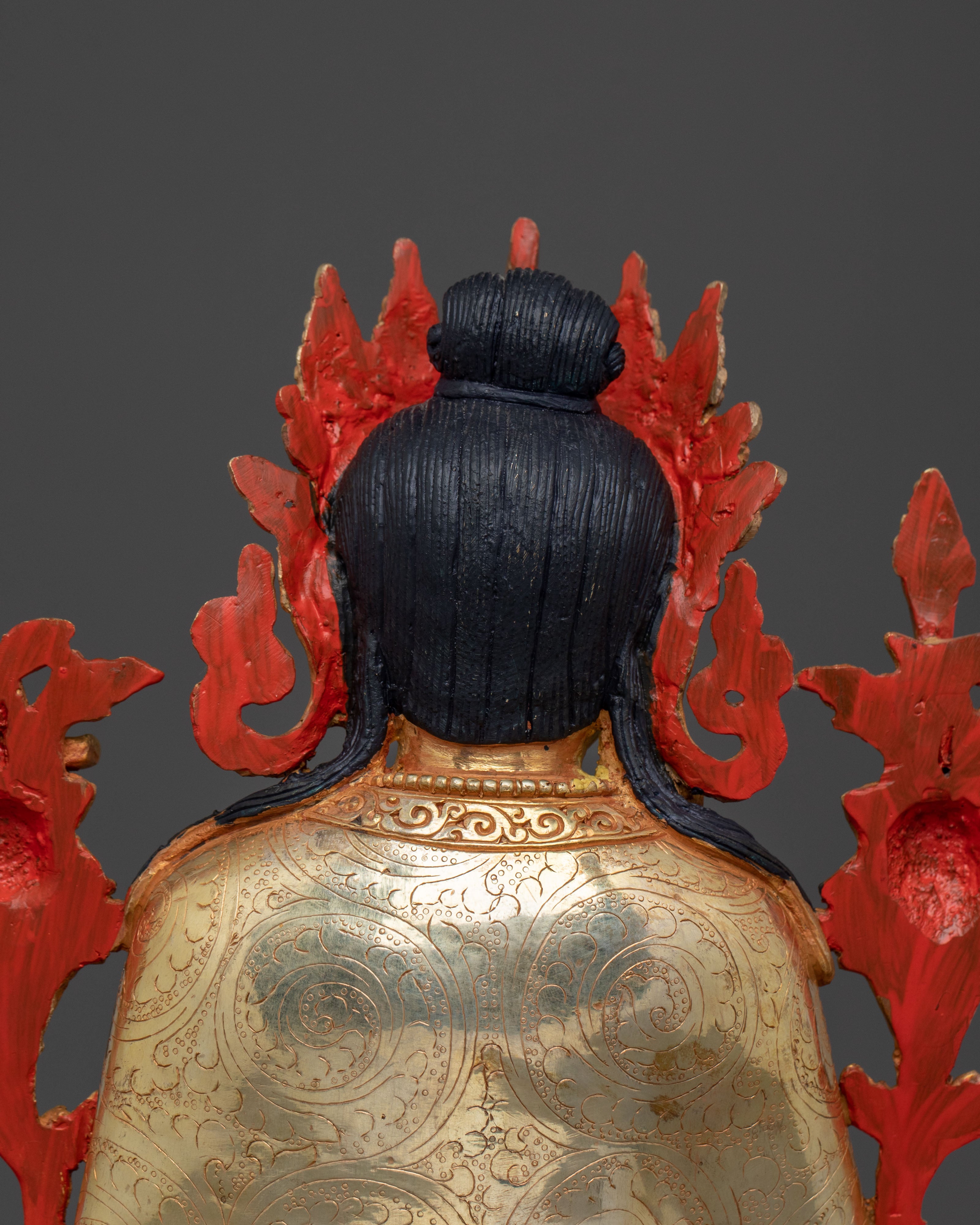 Trisong Detsen Statue | Tibetan Dharma King Sacred Sculpture