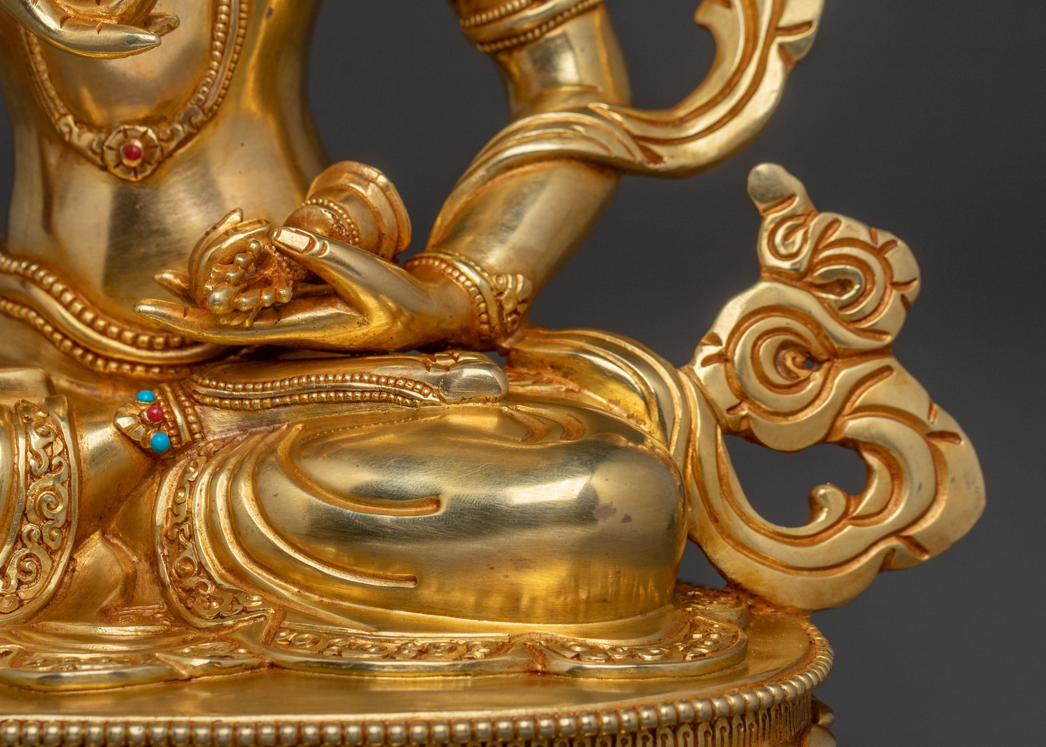 Vajrasattva Buddha: Exquisite Nepalese Sculpture