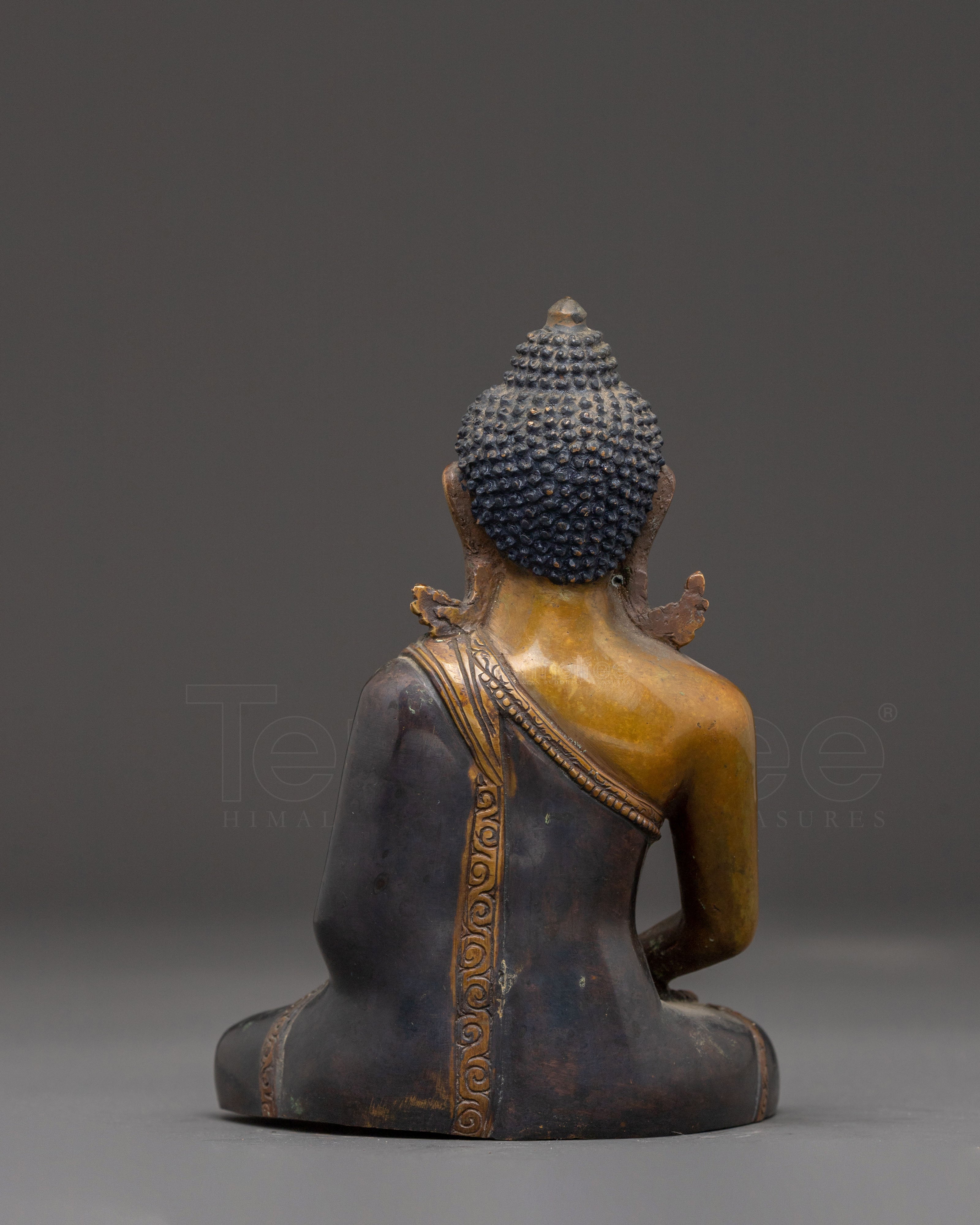 Handcrafted Amitabha Buddha Oxidized Statue | Pure Land Buddha
