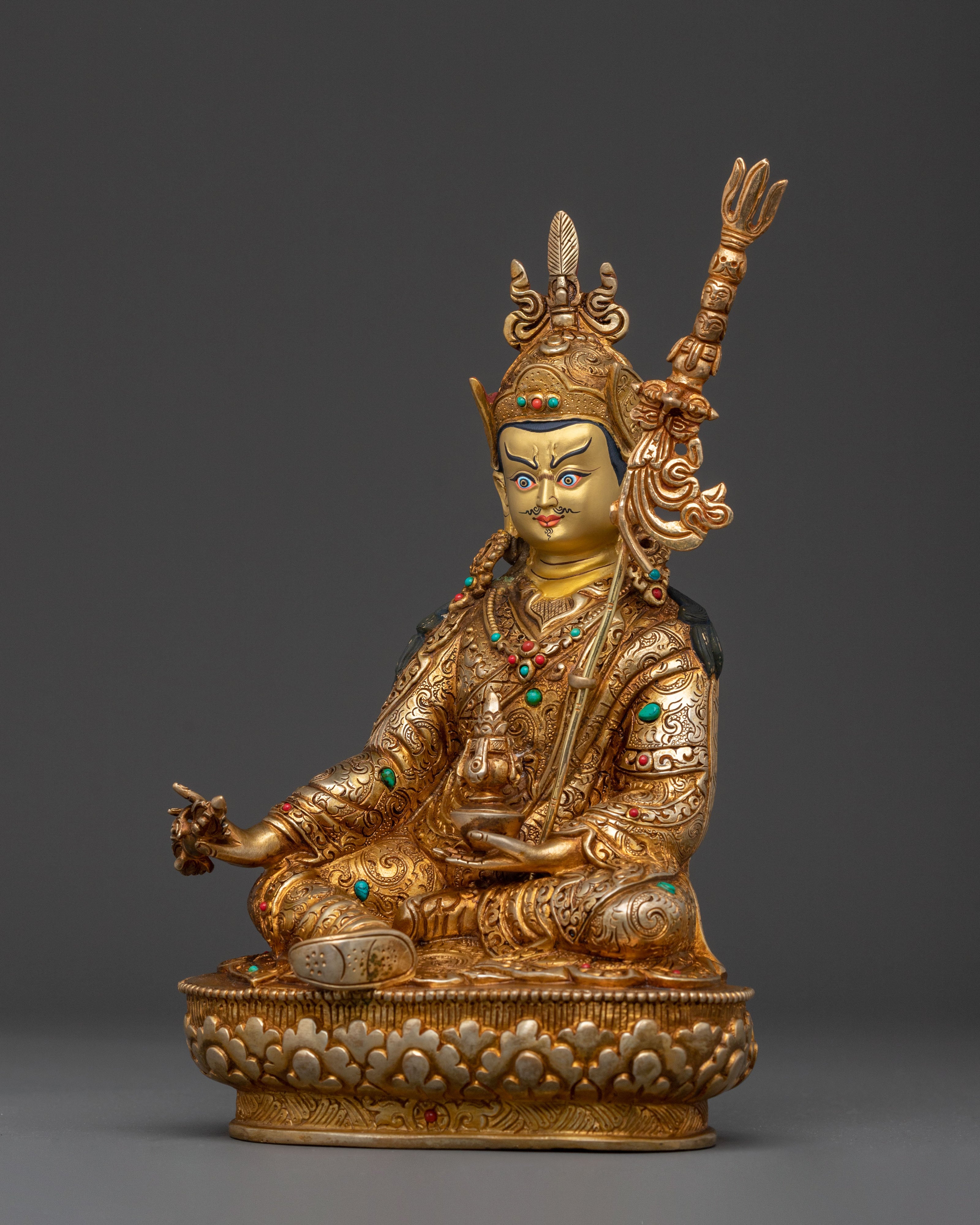 Guru Rinpoche Sacred Statue | Spiritual Figurine