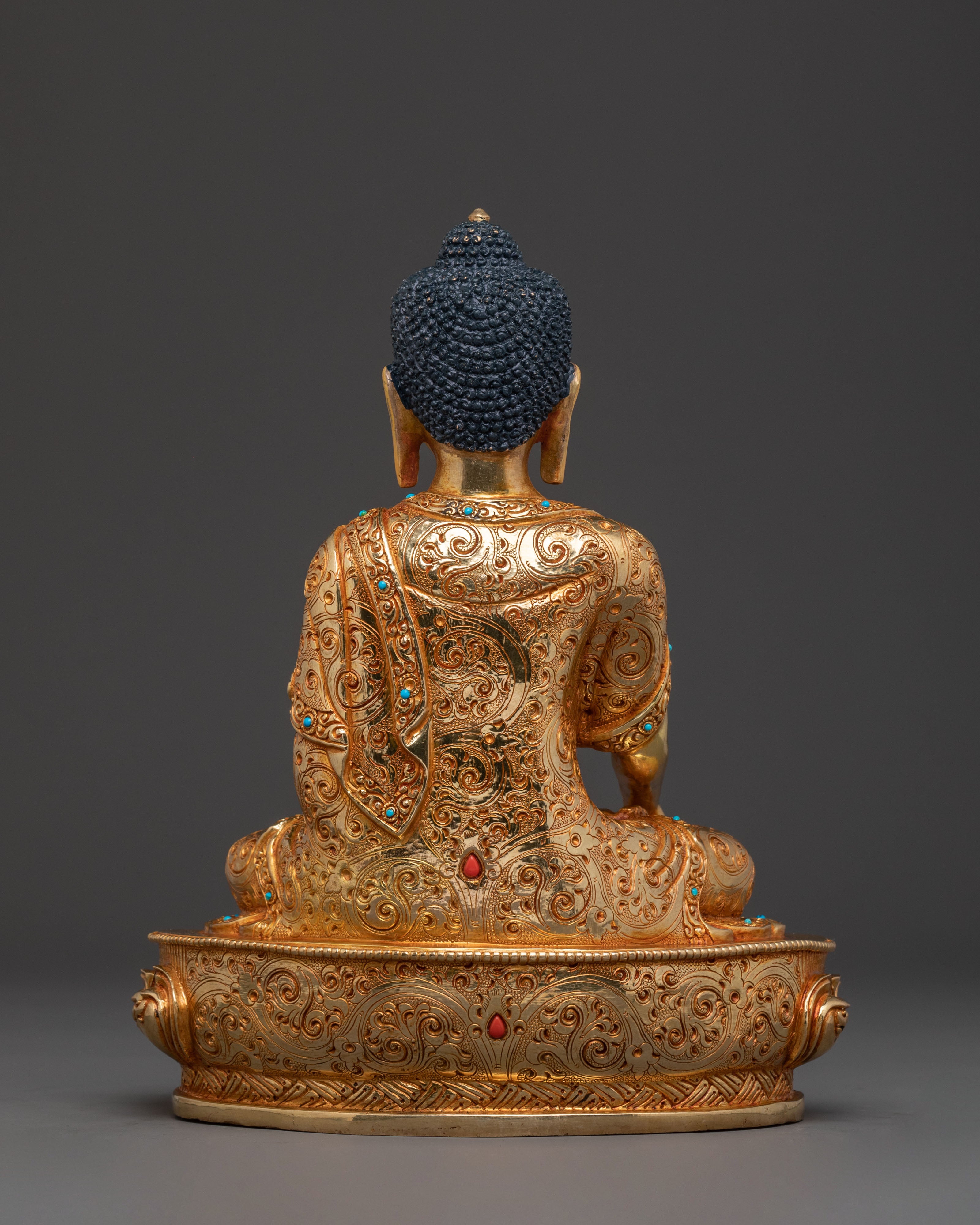 Shakyamuni Buddha Traditional Golden Statue