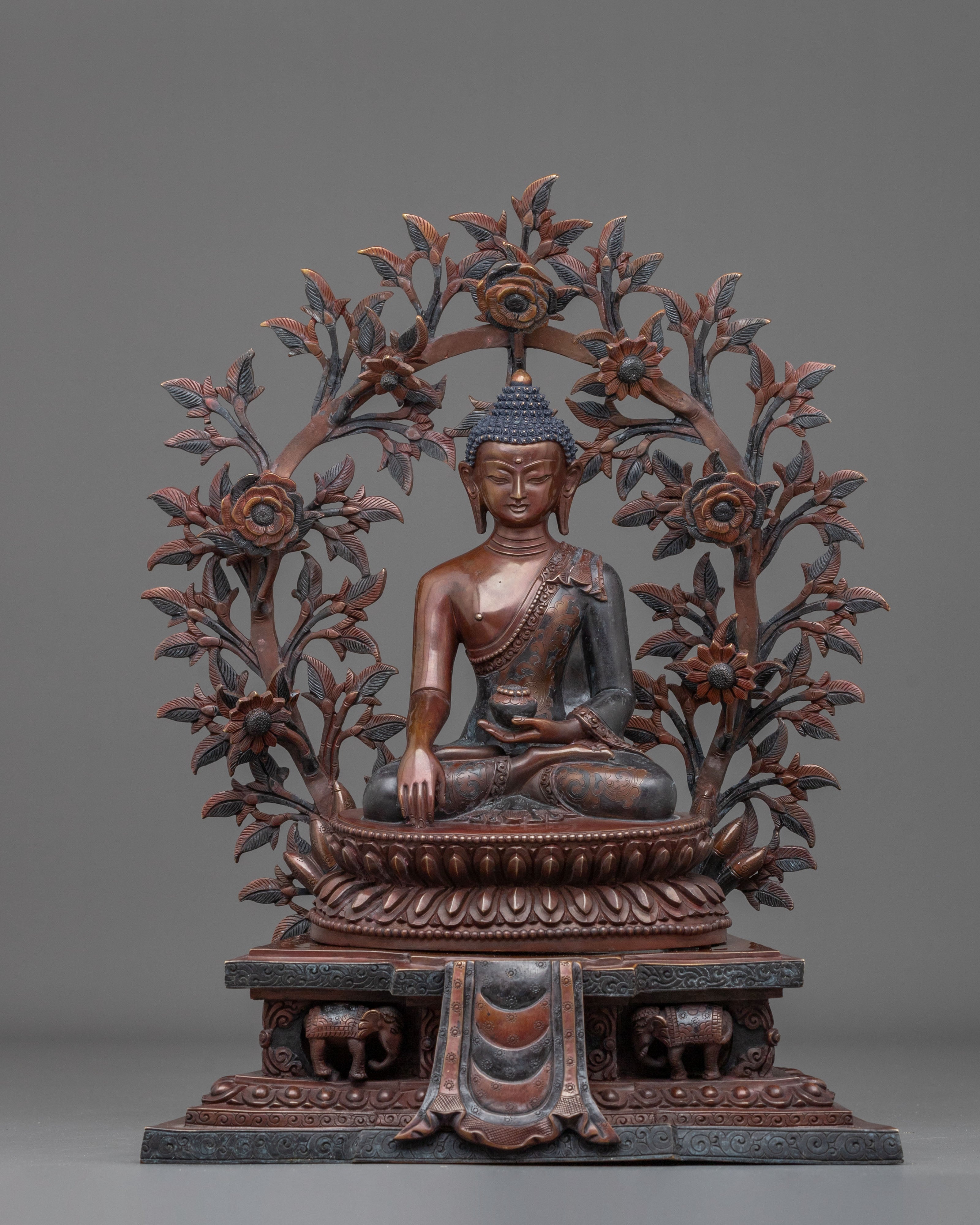 Shakyamuni Buddha Copper Statue 