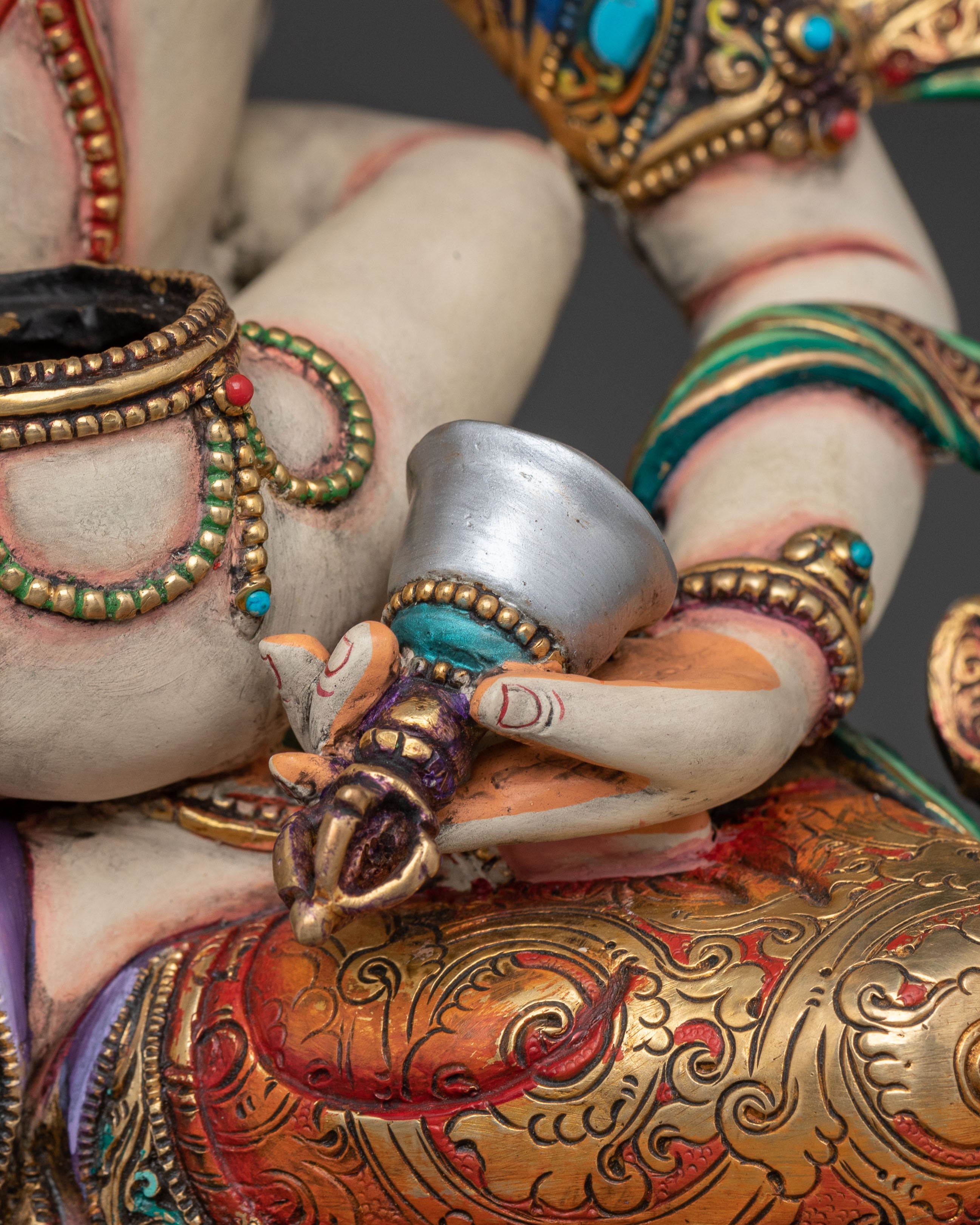 Vajrasattva Statue with Vajragarvi | Sacred Union