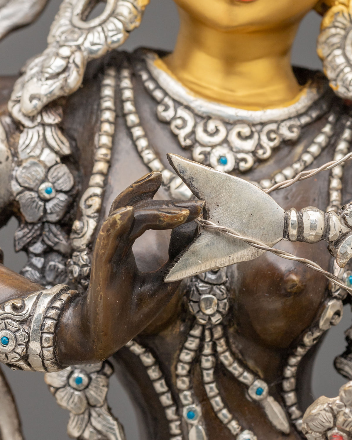 Kurukulla Oxidized Sculpture | Buddhist Copper Figurine