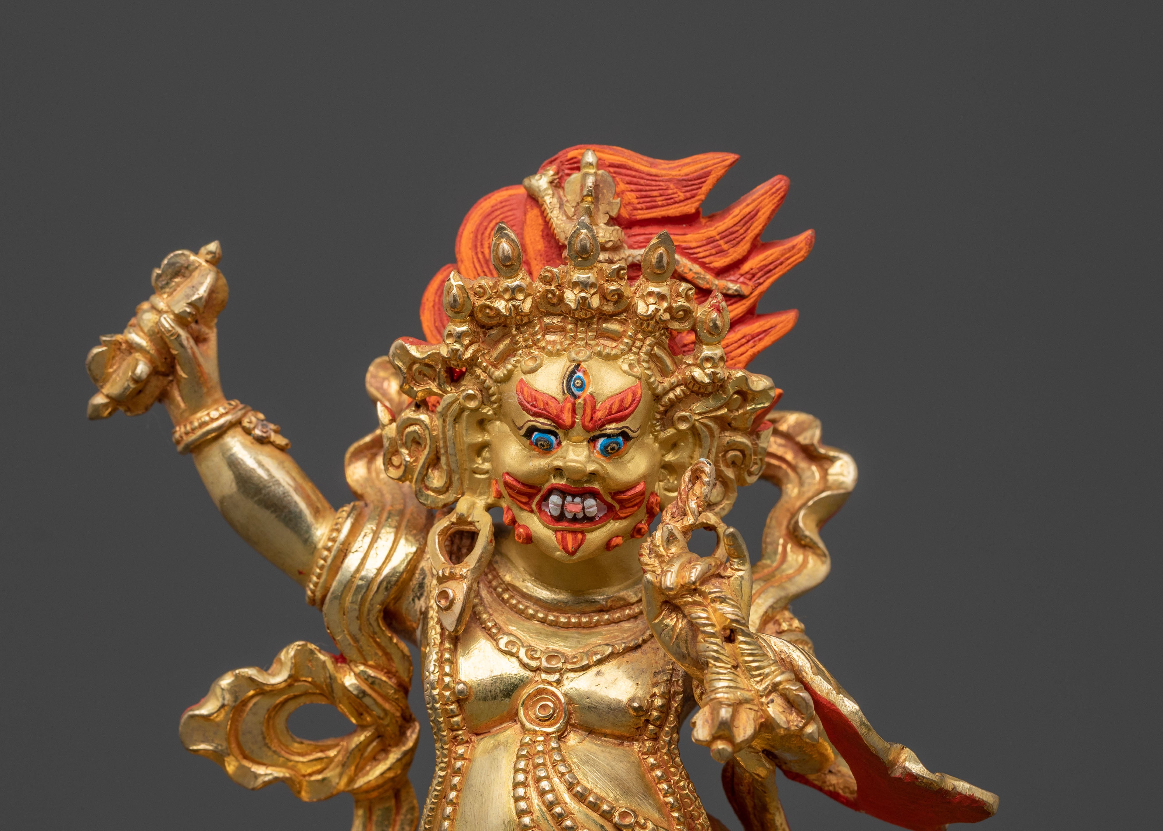 Vajrapani Deity Statue | Spiritual Protection & Meditation Deco