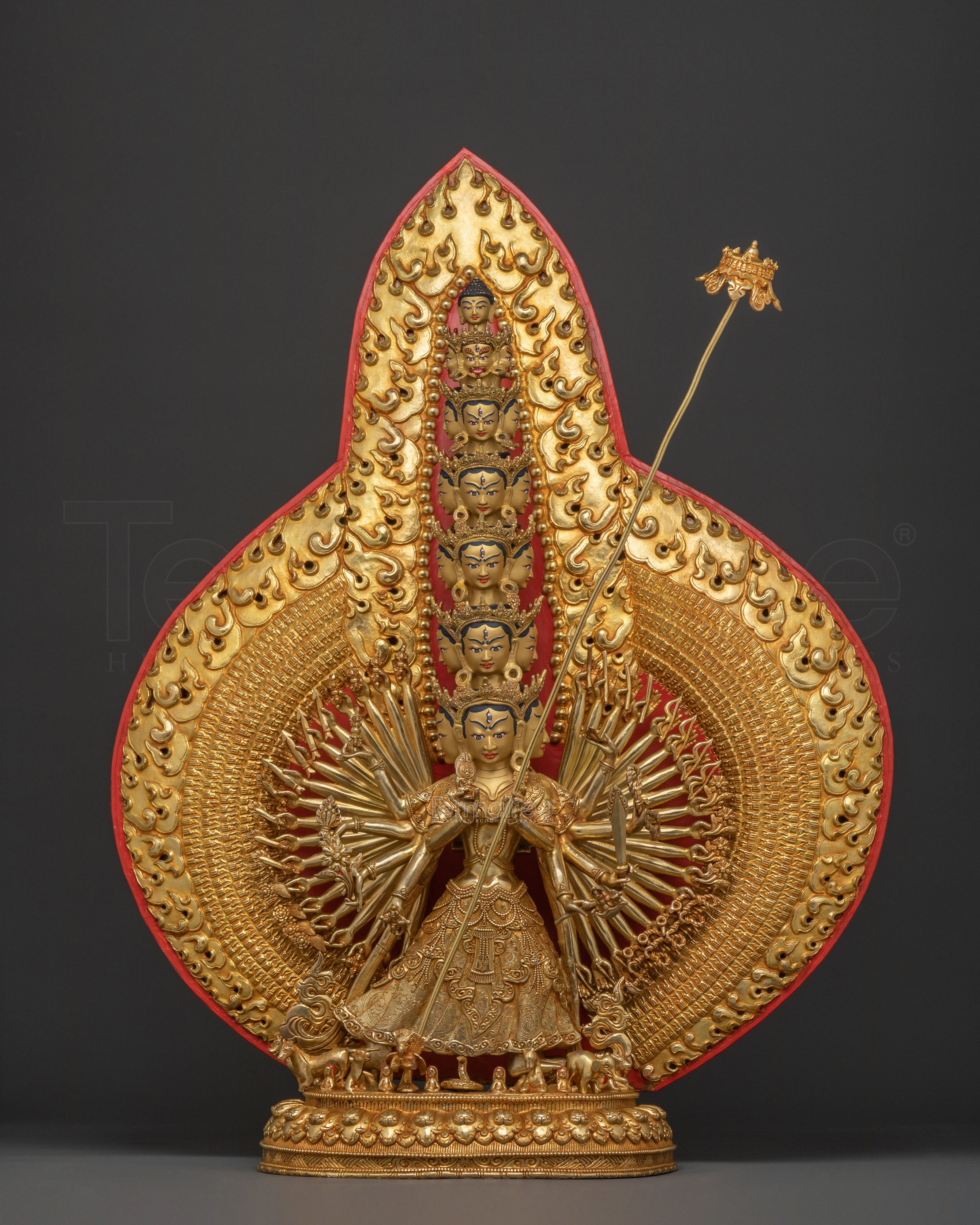 1000 Armed Dukar Golden Statue