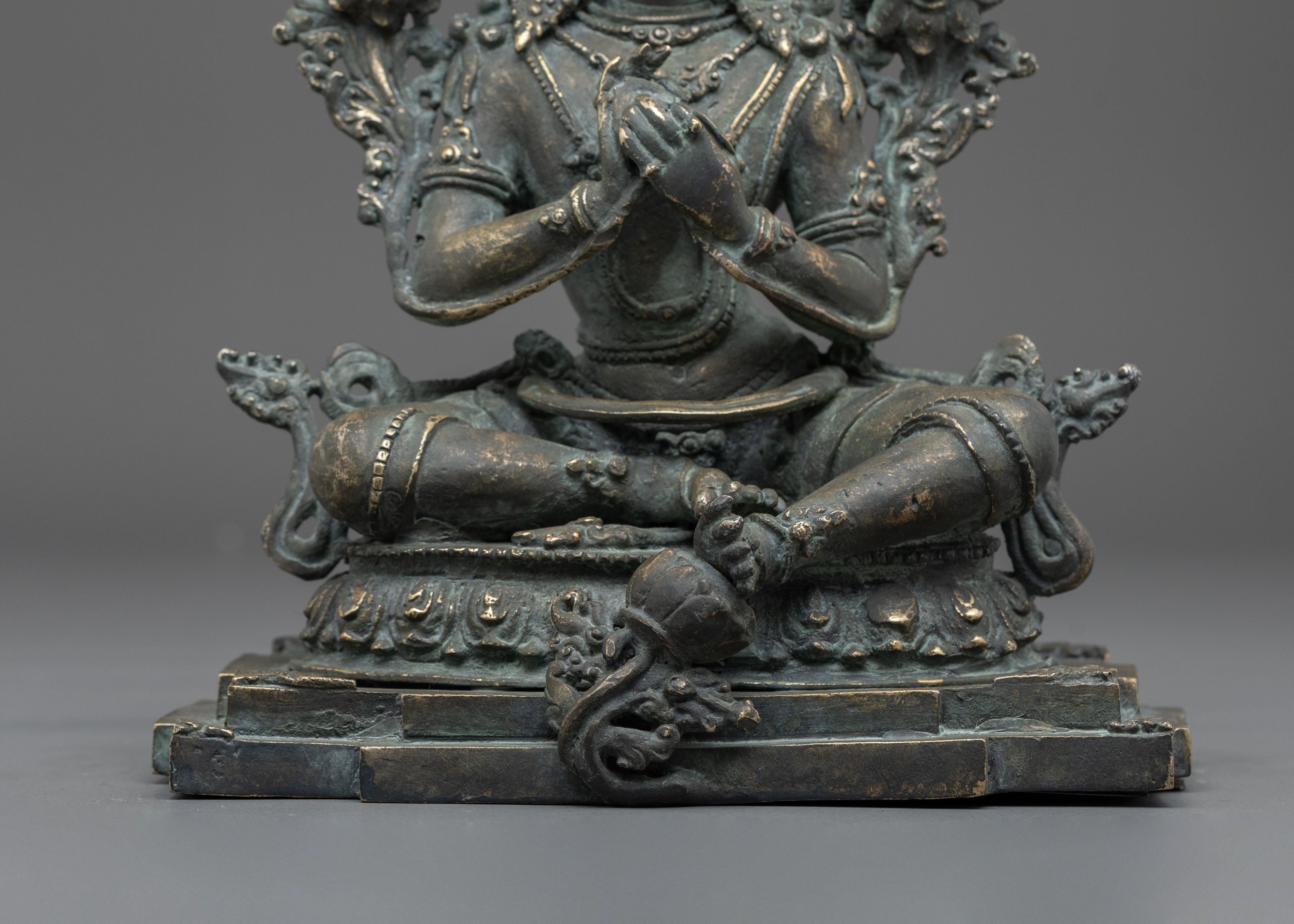 Tikshna Manjushri Copper Statue | Buddhist Altar Decor