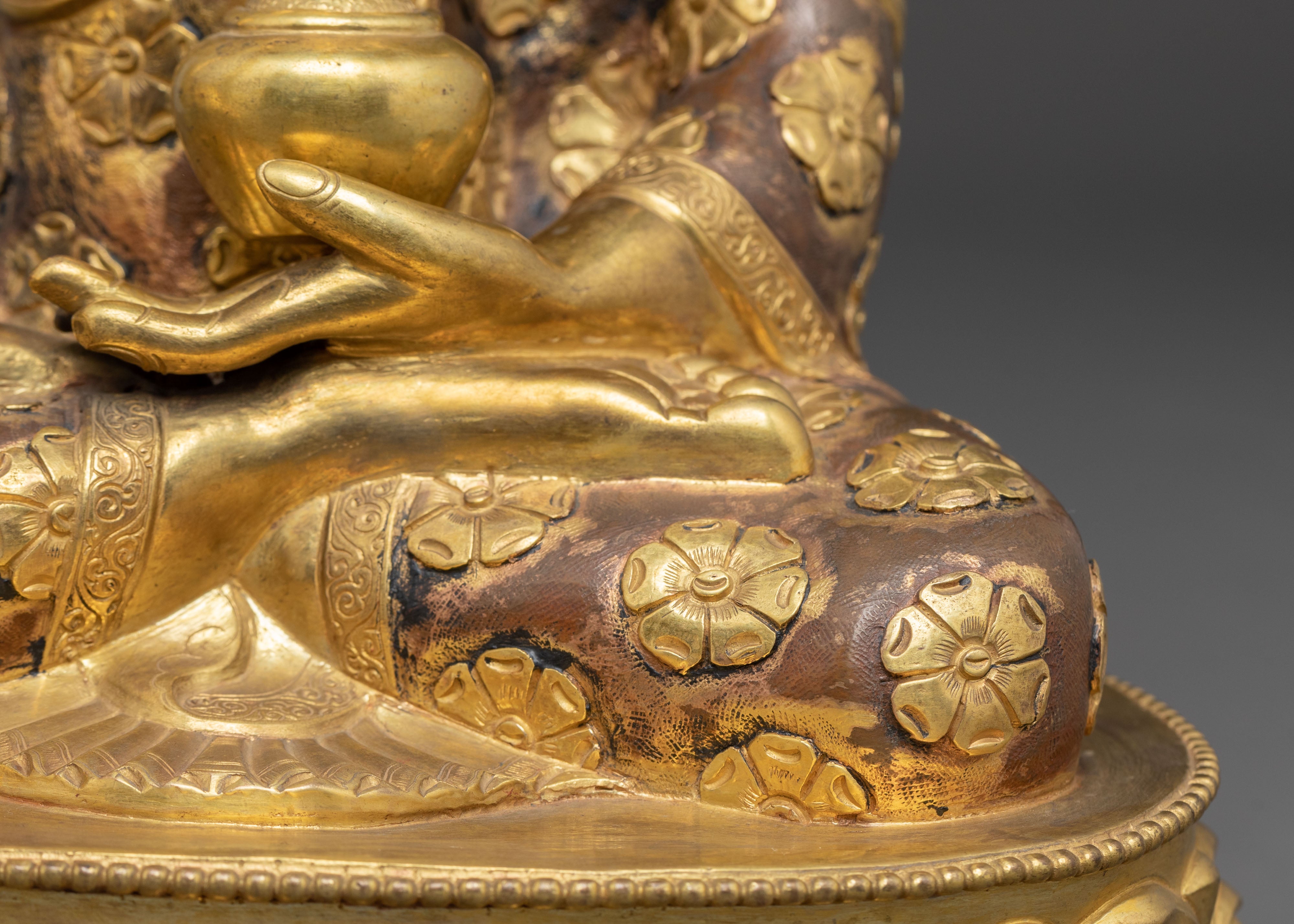 Sacred Statue of Bhaisajyaguru | Healing Deity of Tibetan Buddhism