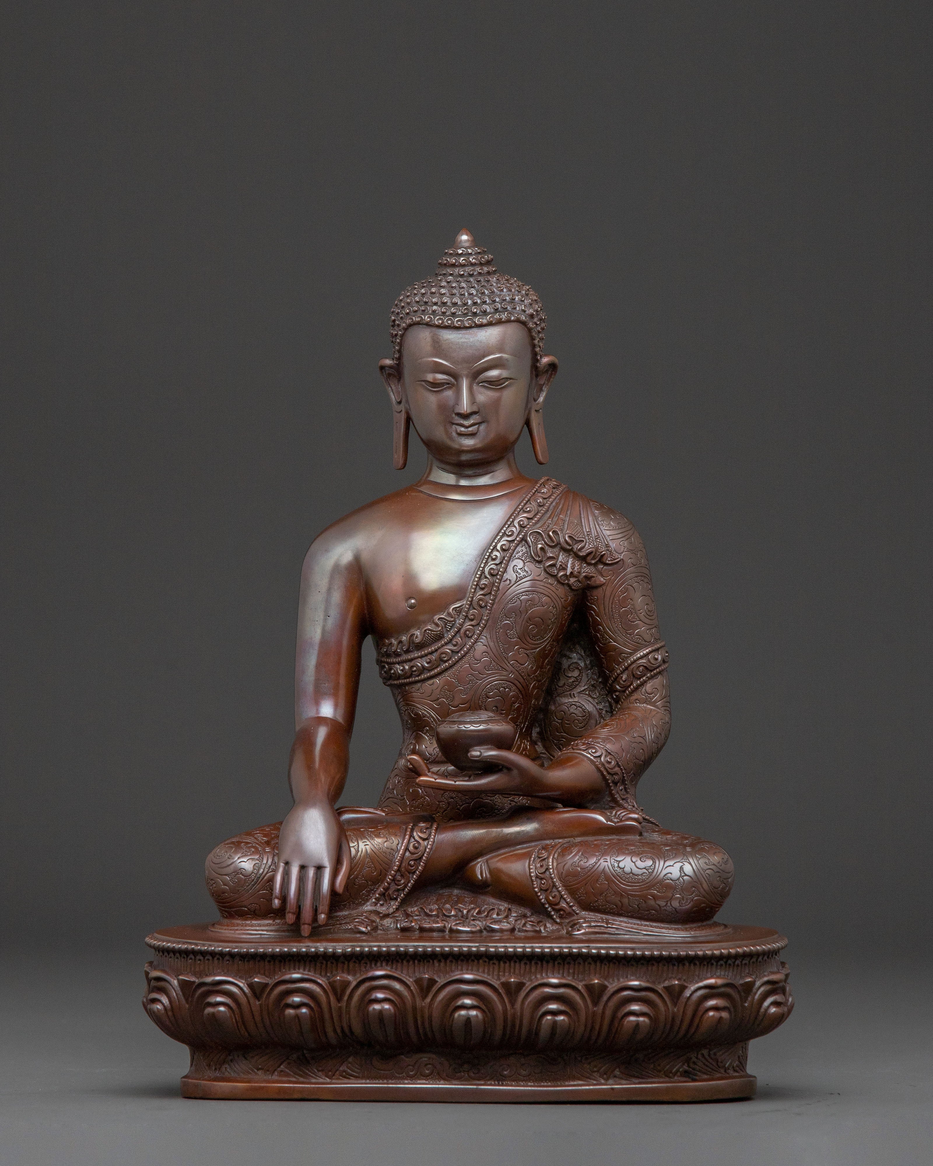 Shakyamuni Buddha Altar Decor Statue 