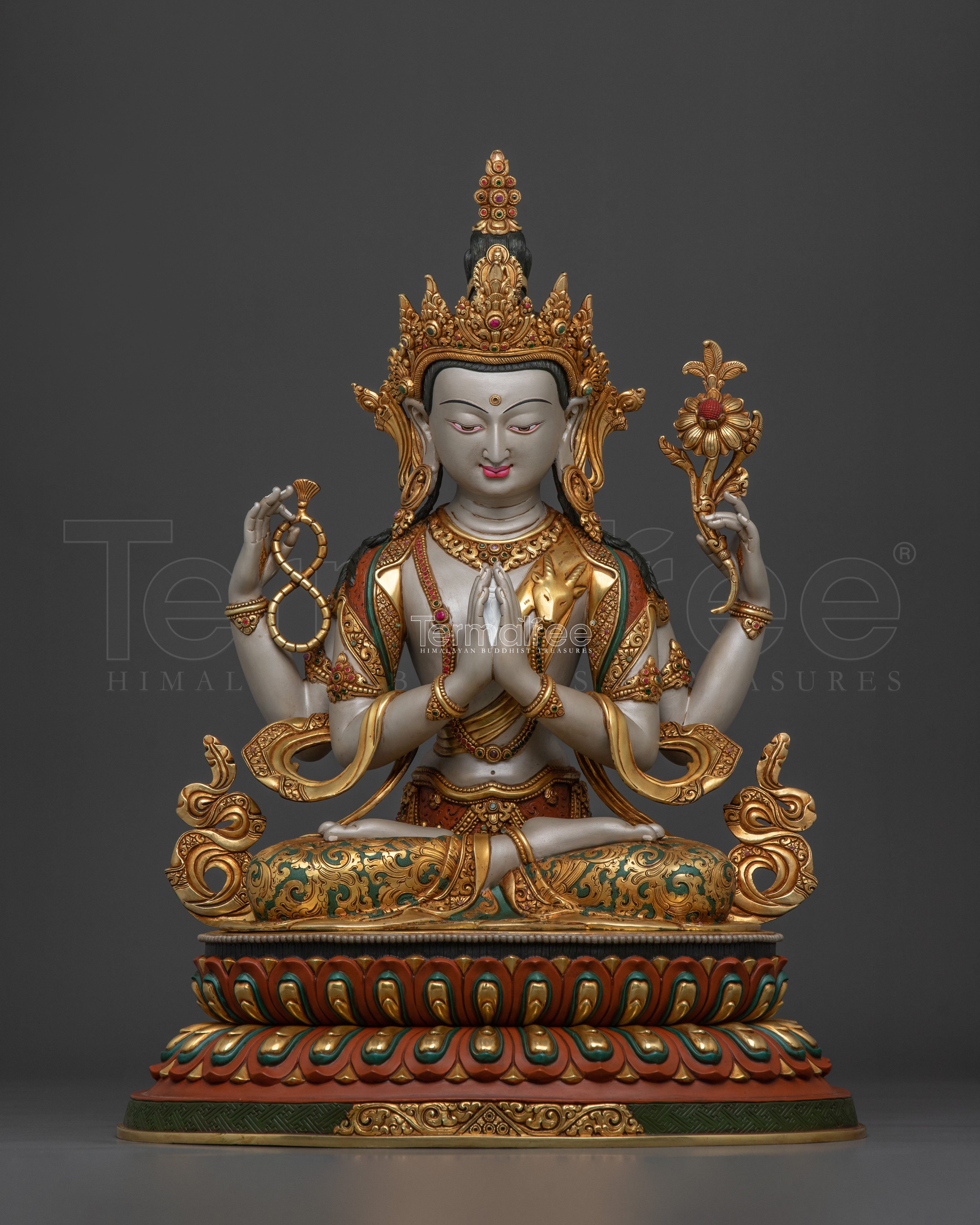 Four-Armed Chenrezig Statue