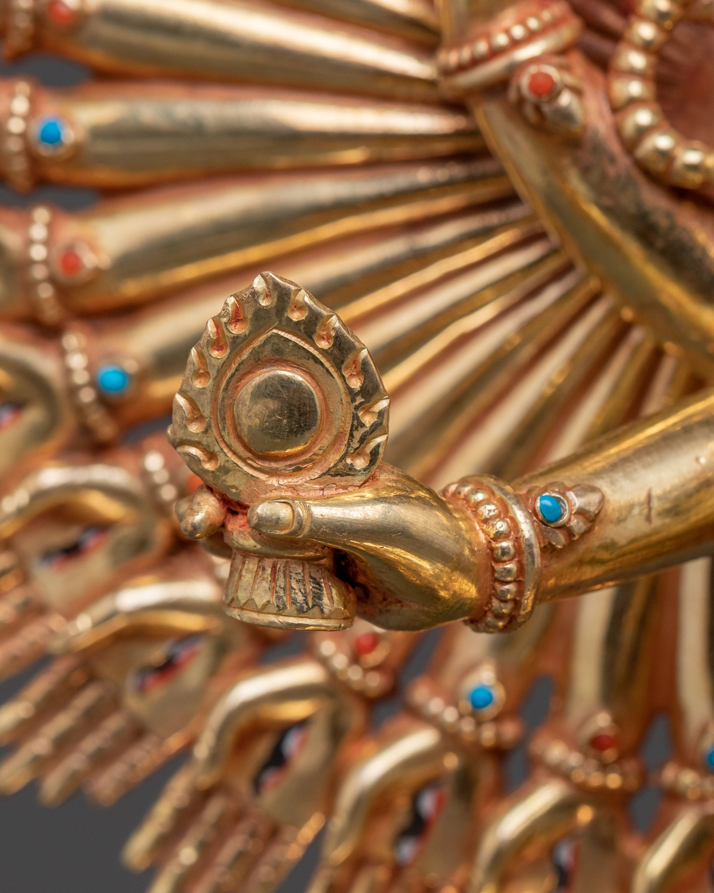 1000 Armed Chenrezig Figurine | Buddhist Icon