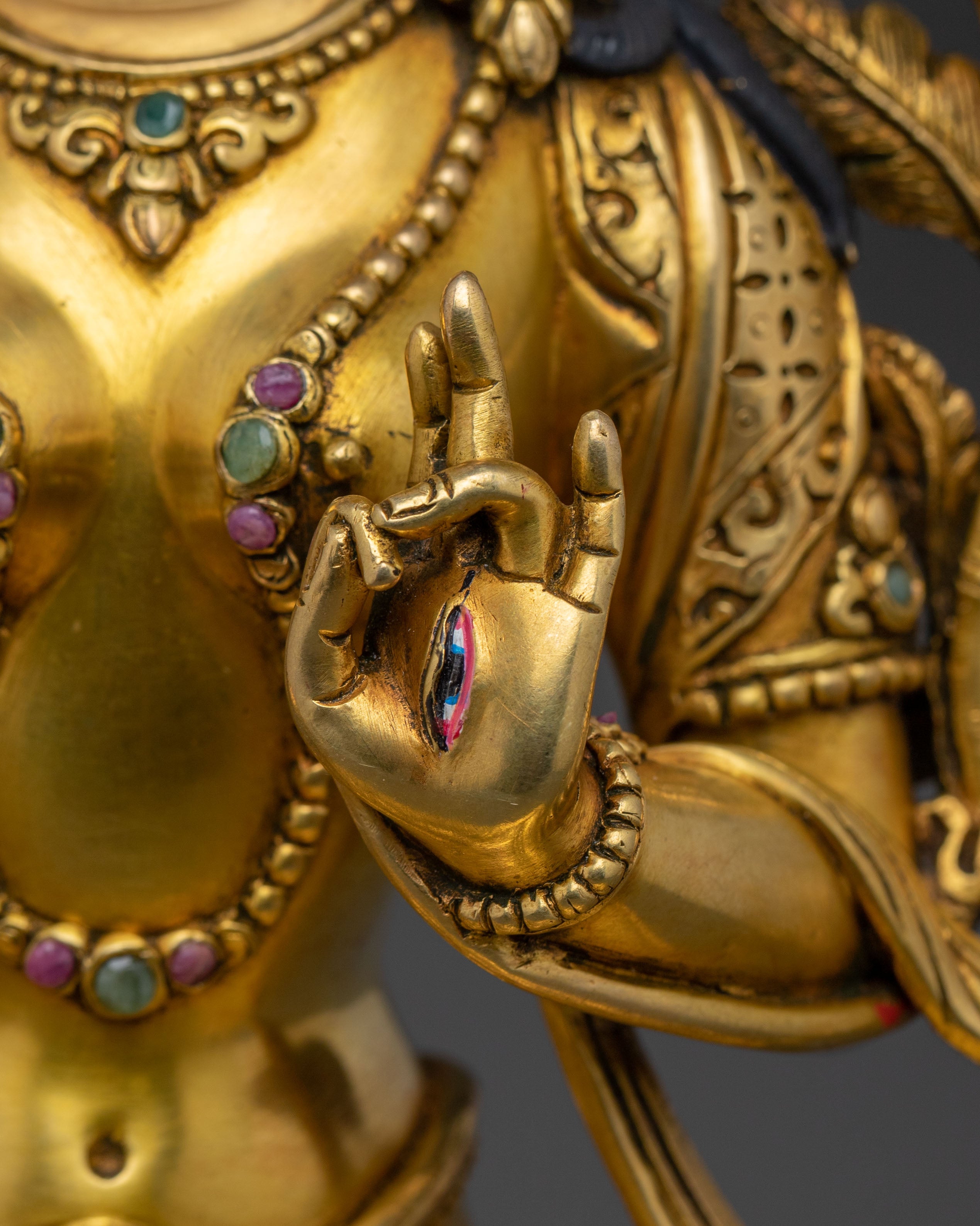Handcrafted White Tara Statue | Sacred Buddhist Idol
