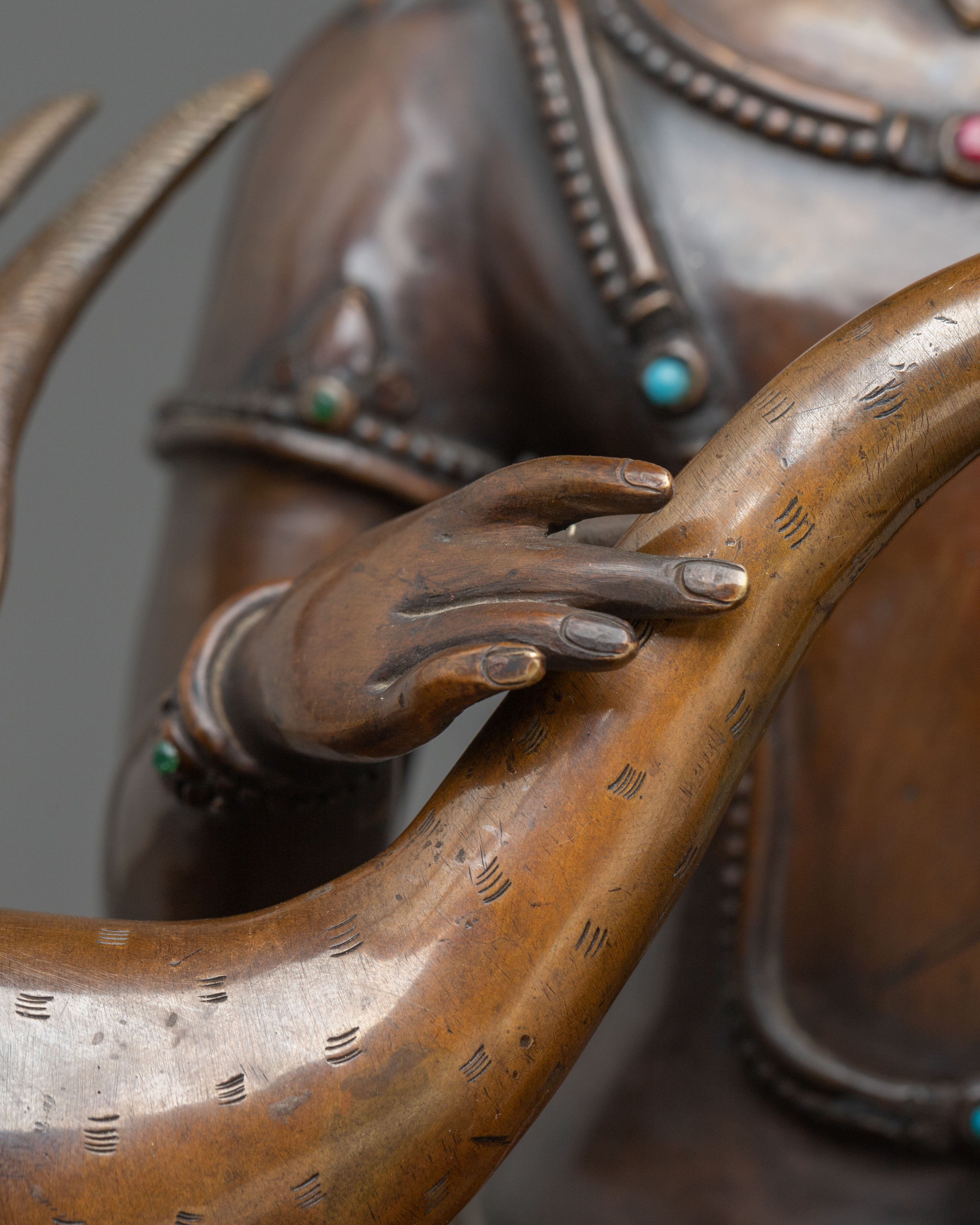 Buddhist Siddhartha Gautama Statue | Oxidized Copper Statue