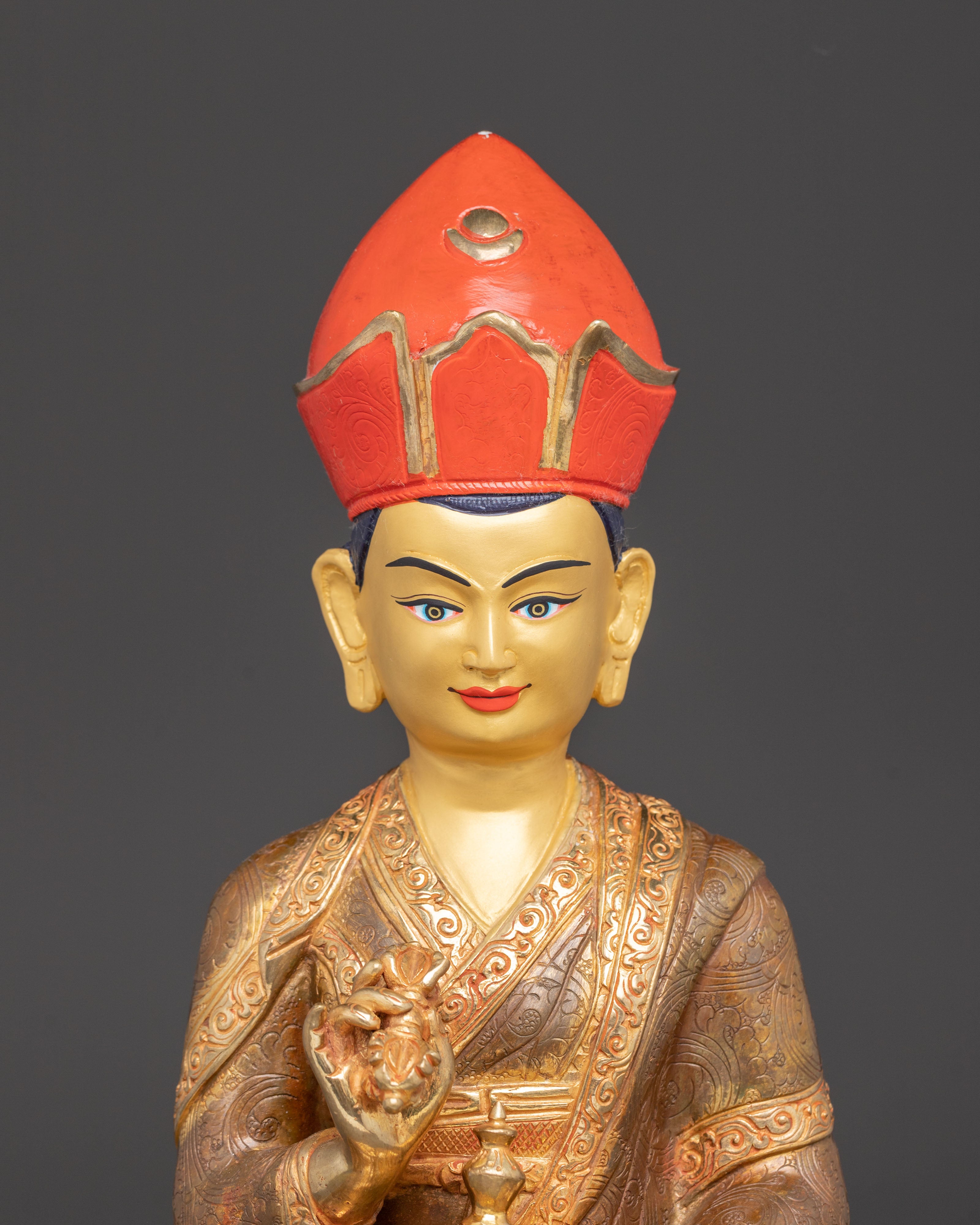 Lineage Masters Statue Set |  Long Chengpa, Jigme Lingpa, & Karmapa