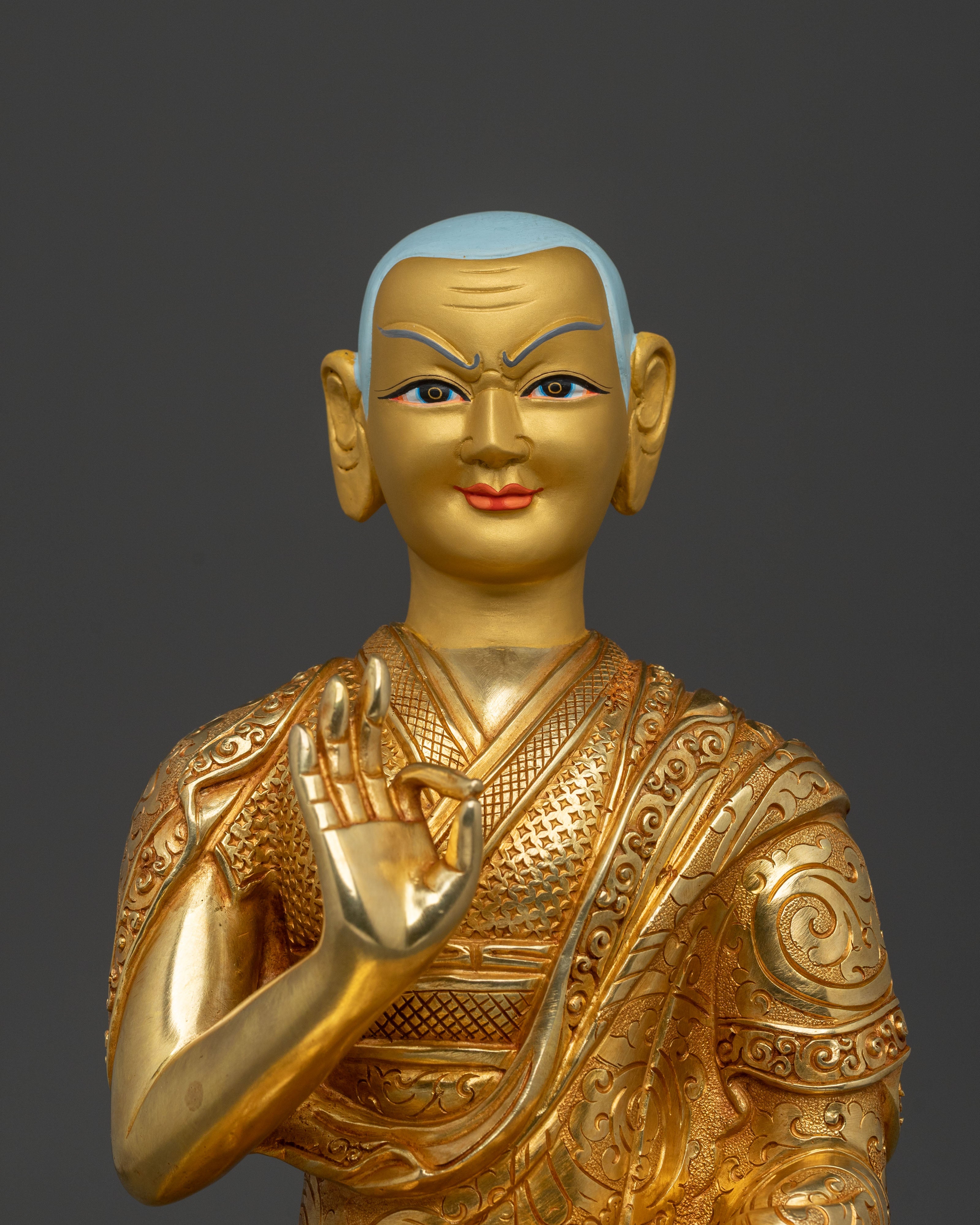 Disciples of Tsongkhapa Sacred Figurines | Tibetan Masters