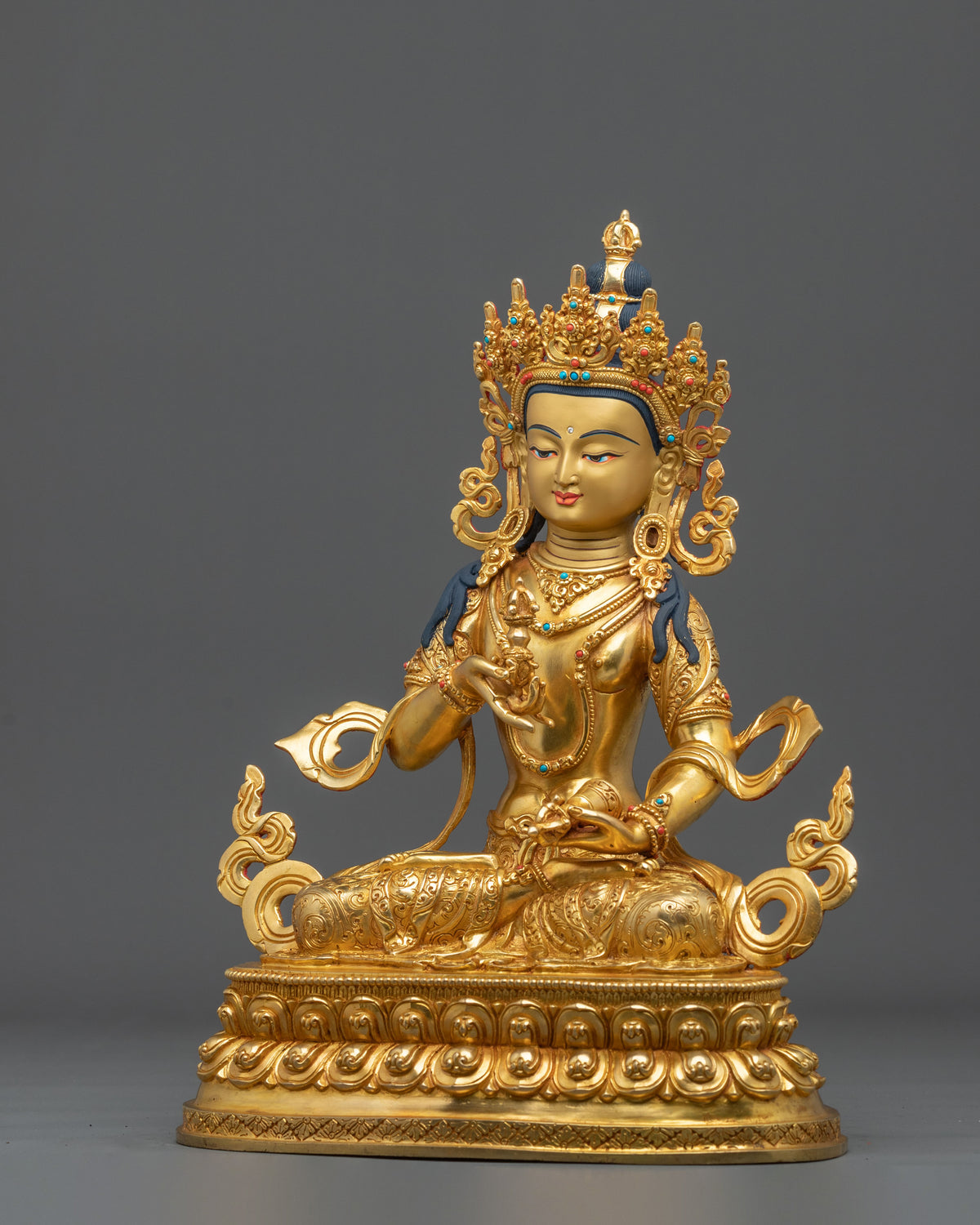 Vajrasattva Copper Statue | Bearer of the Vajra and Bell