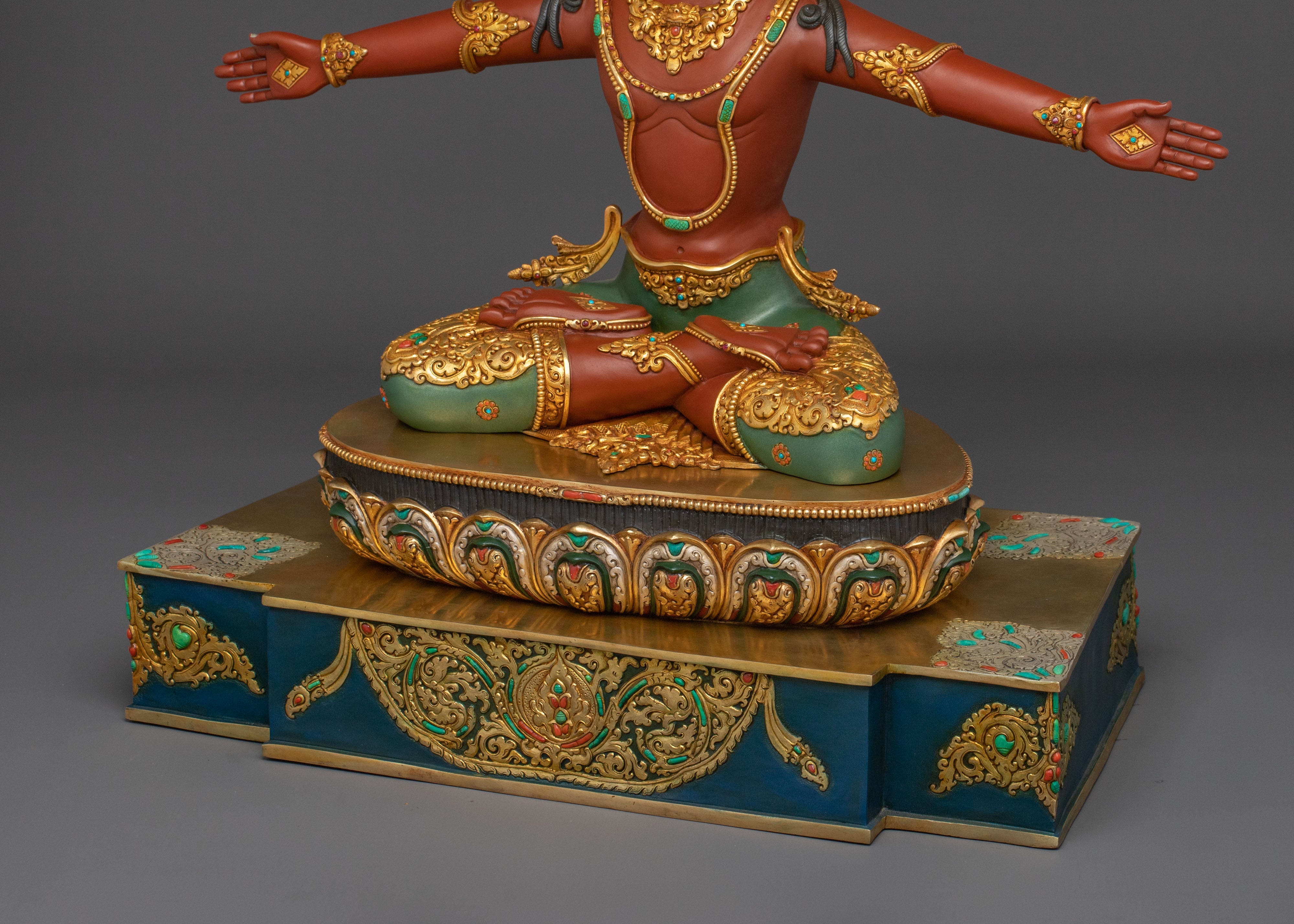 Handmade Statue of Indra: Protector of the Universe