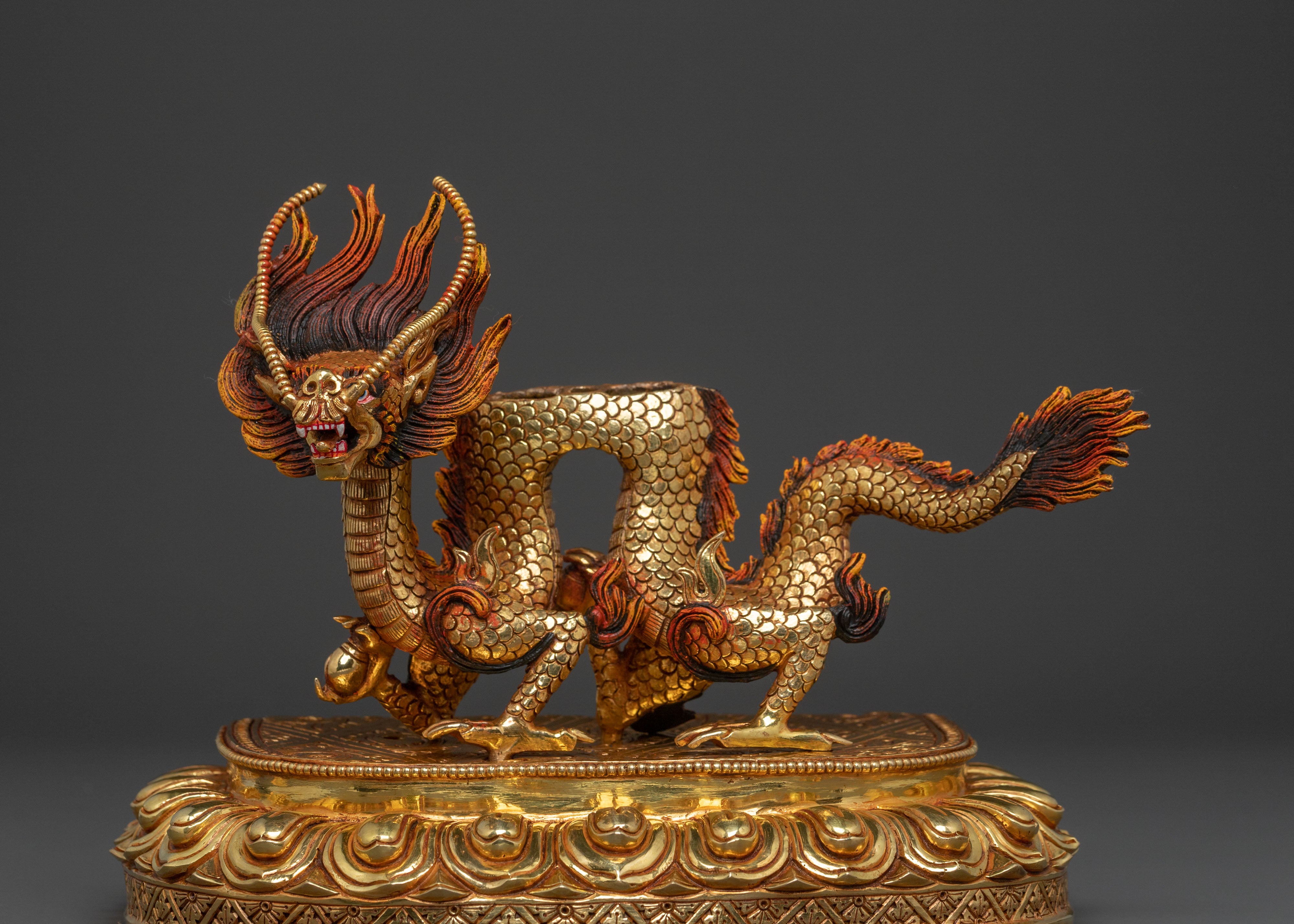 White Dzambhala Sacred Statue | Wealth God