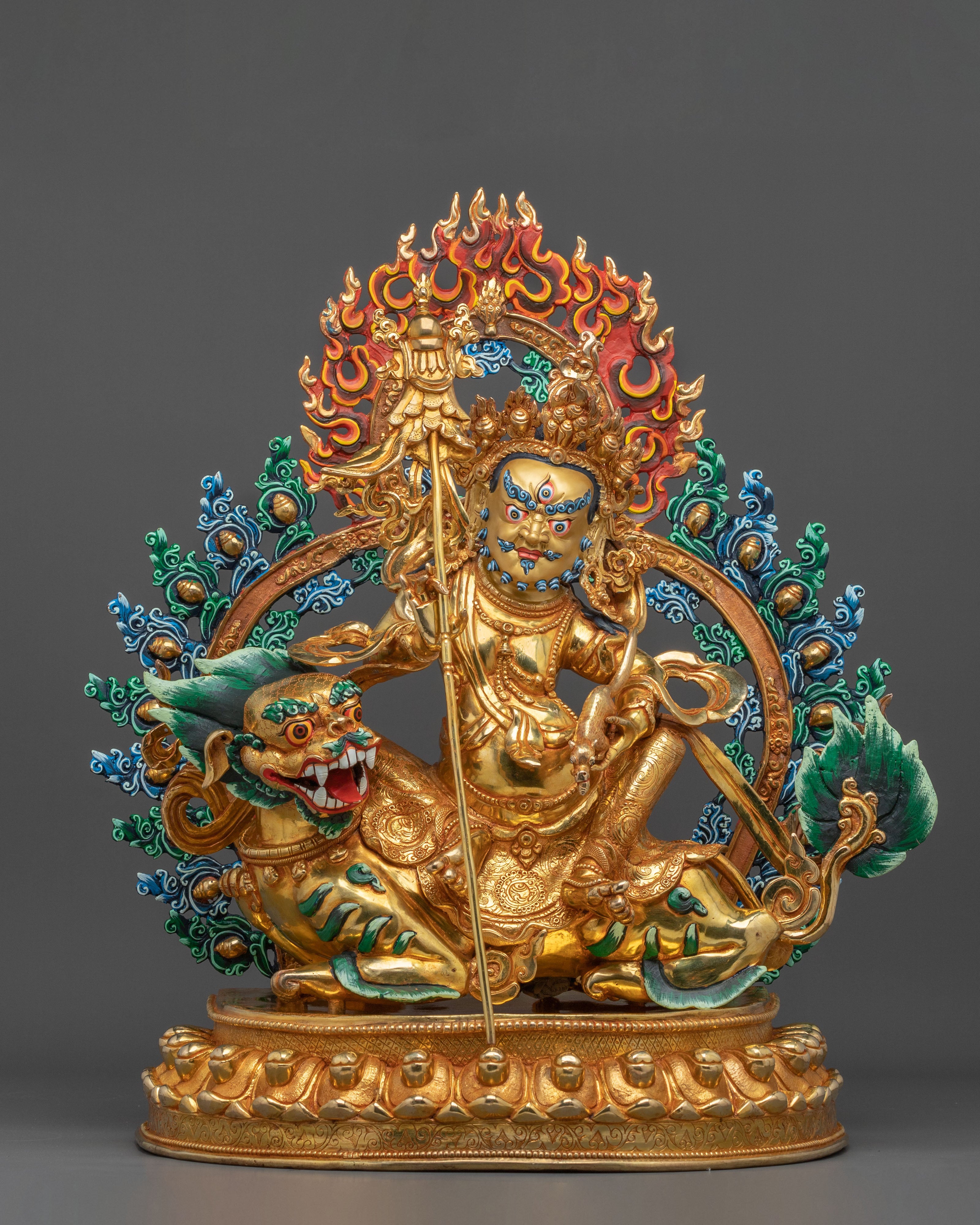 Namtoshe Northern Heavenly King Sculpture | Symbol of Prosperity and Protection