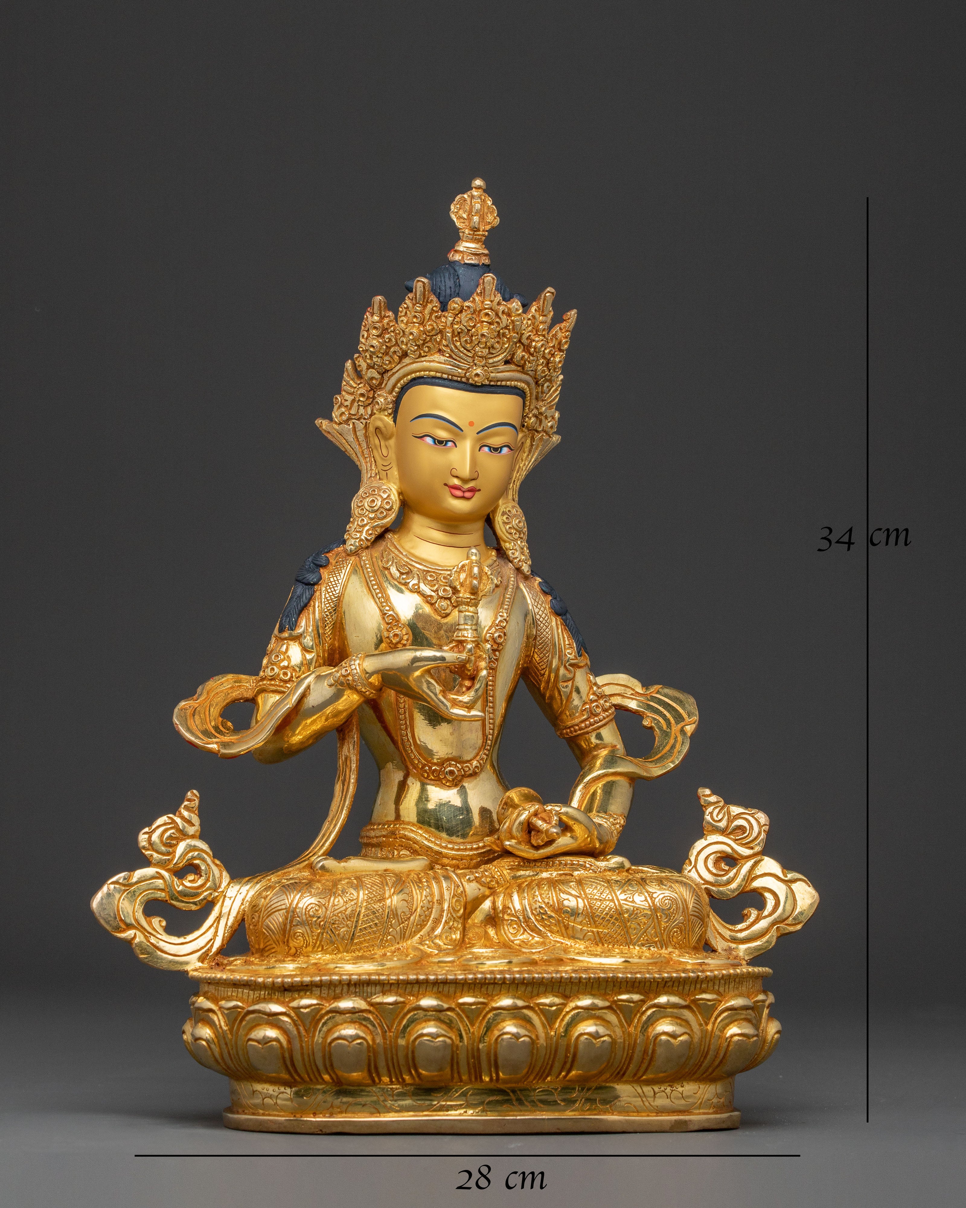 Vajrasattva: Tibetan Purification Deity Sculpture
