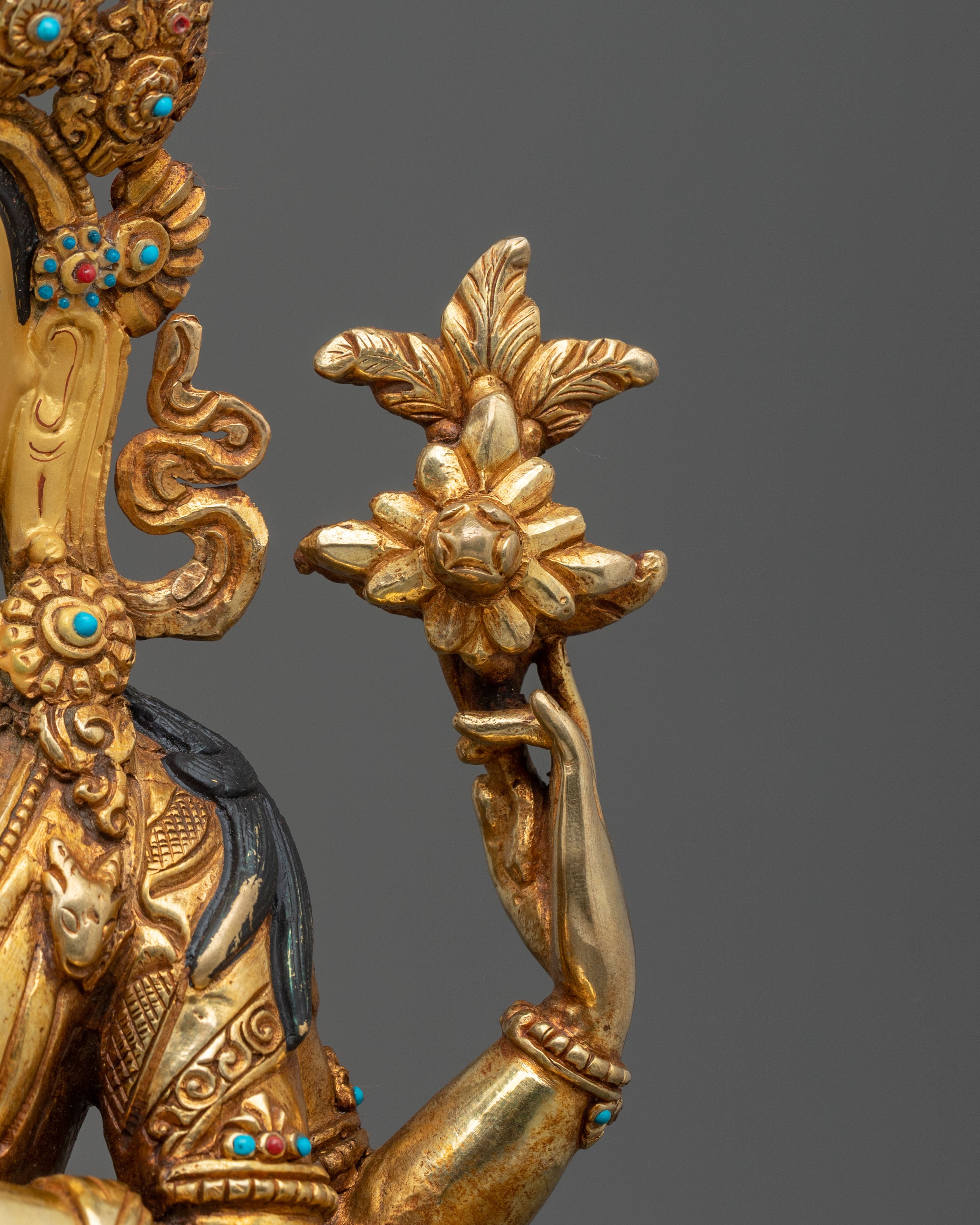 Handmade Chenrezig Sculpture | Home Decor
