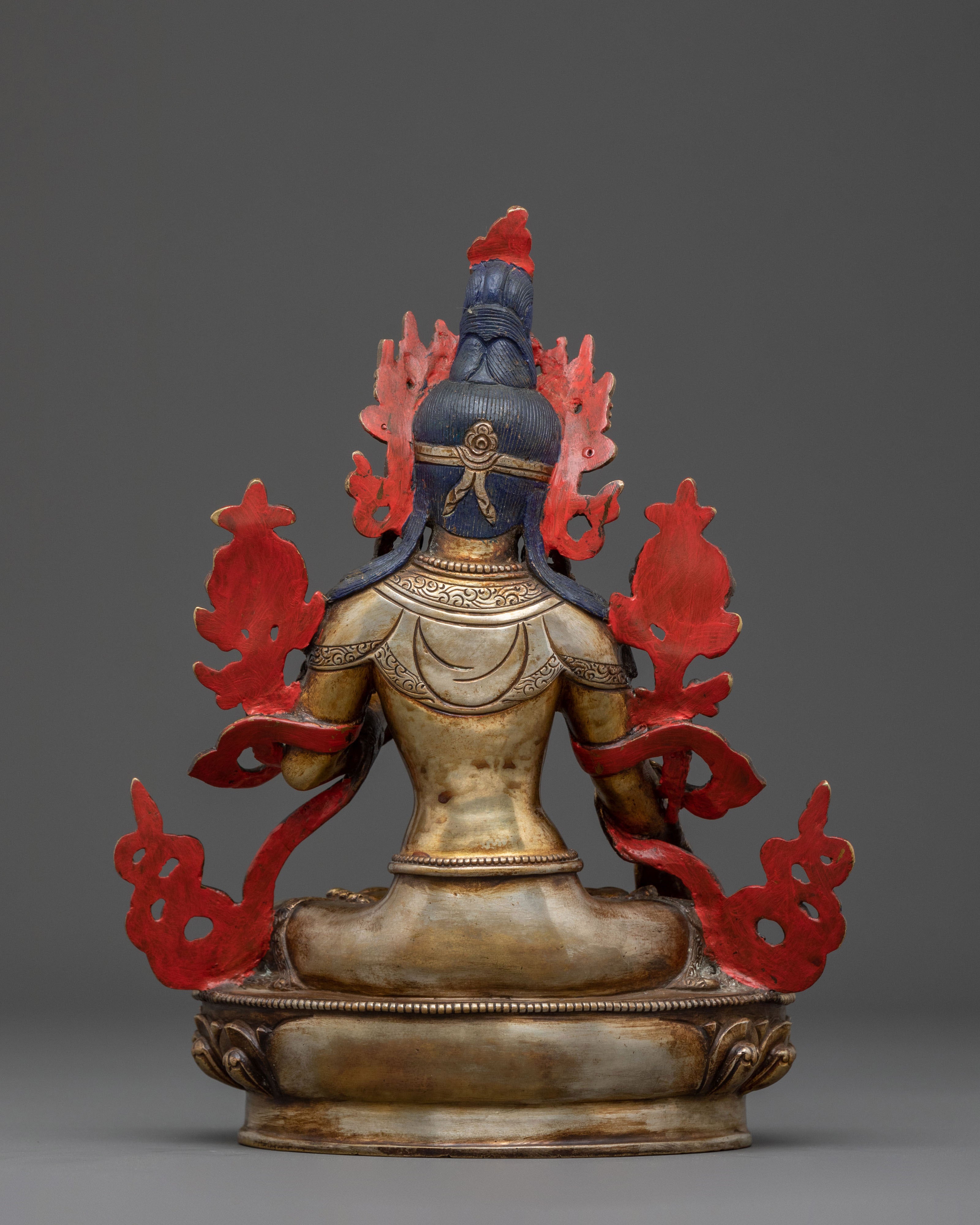 Divine White Tara Spiritual Statue | Blessing Icon