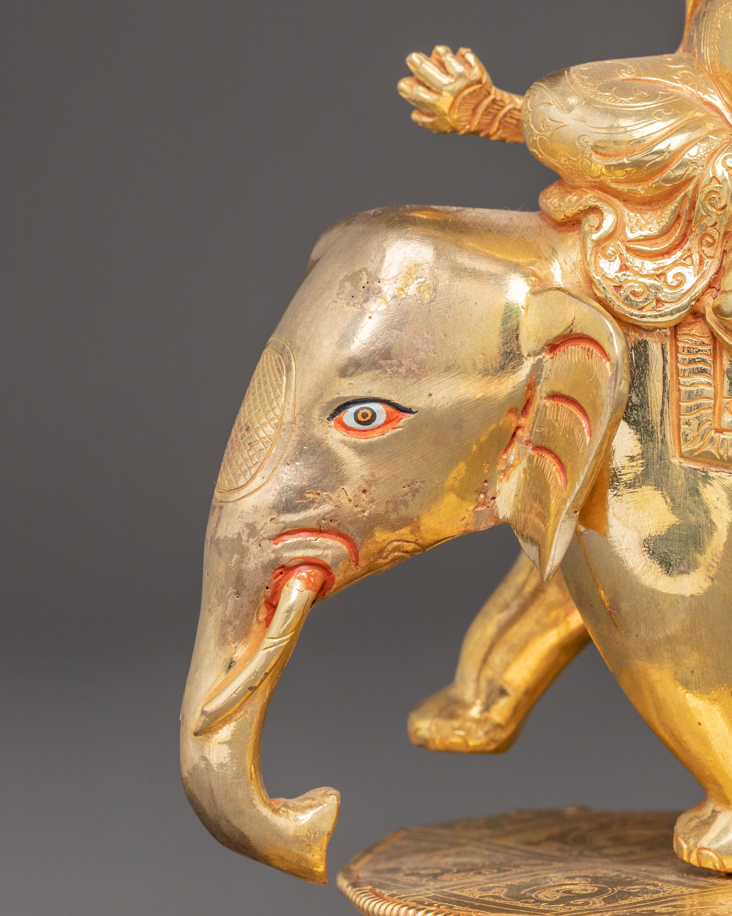 Handmade Chimar Golden Statue | 24k Gold Glided