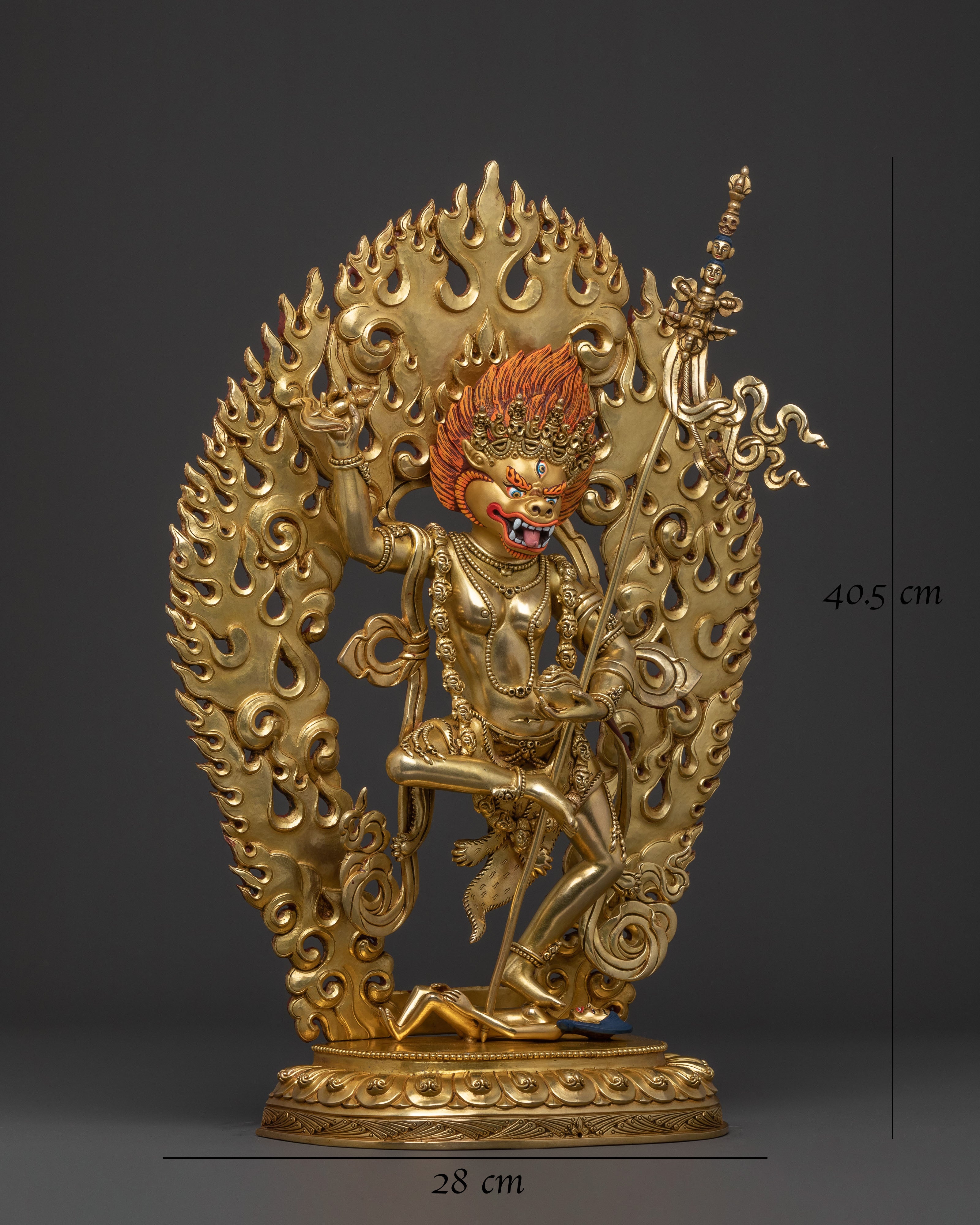 Simhamukha Wrathful Dakini Statue | Sacred Home Decor