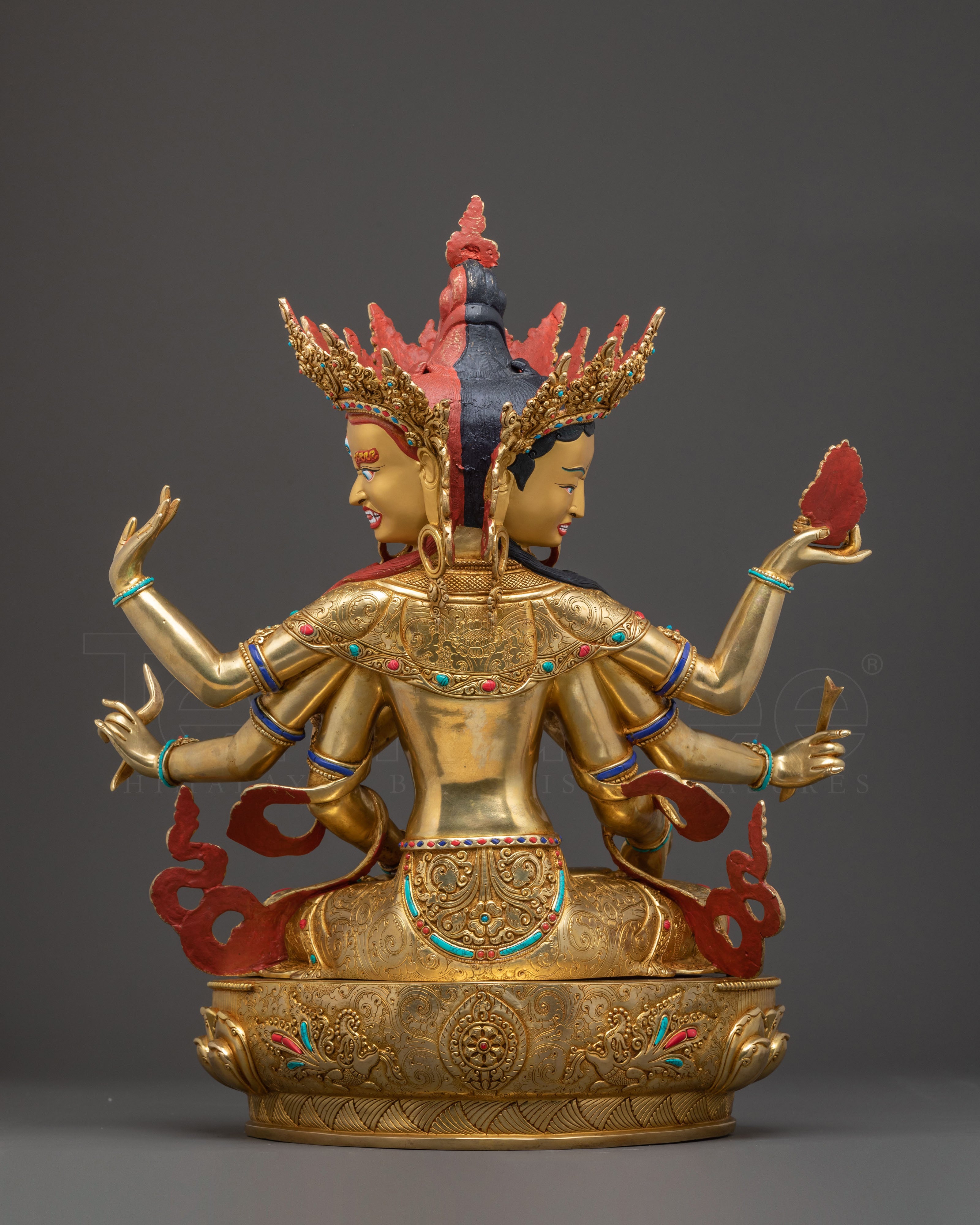 Namgyalma Divine Statue - Exquisite 24K Gold Gilded
