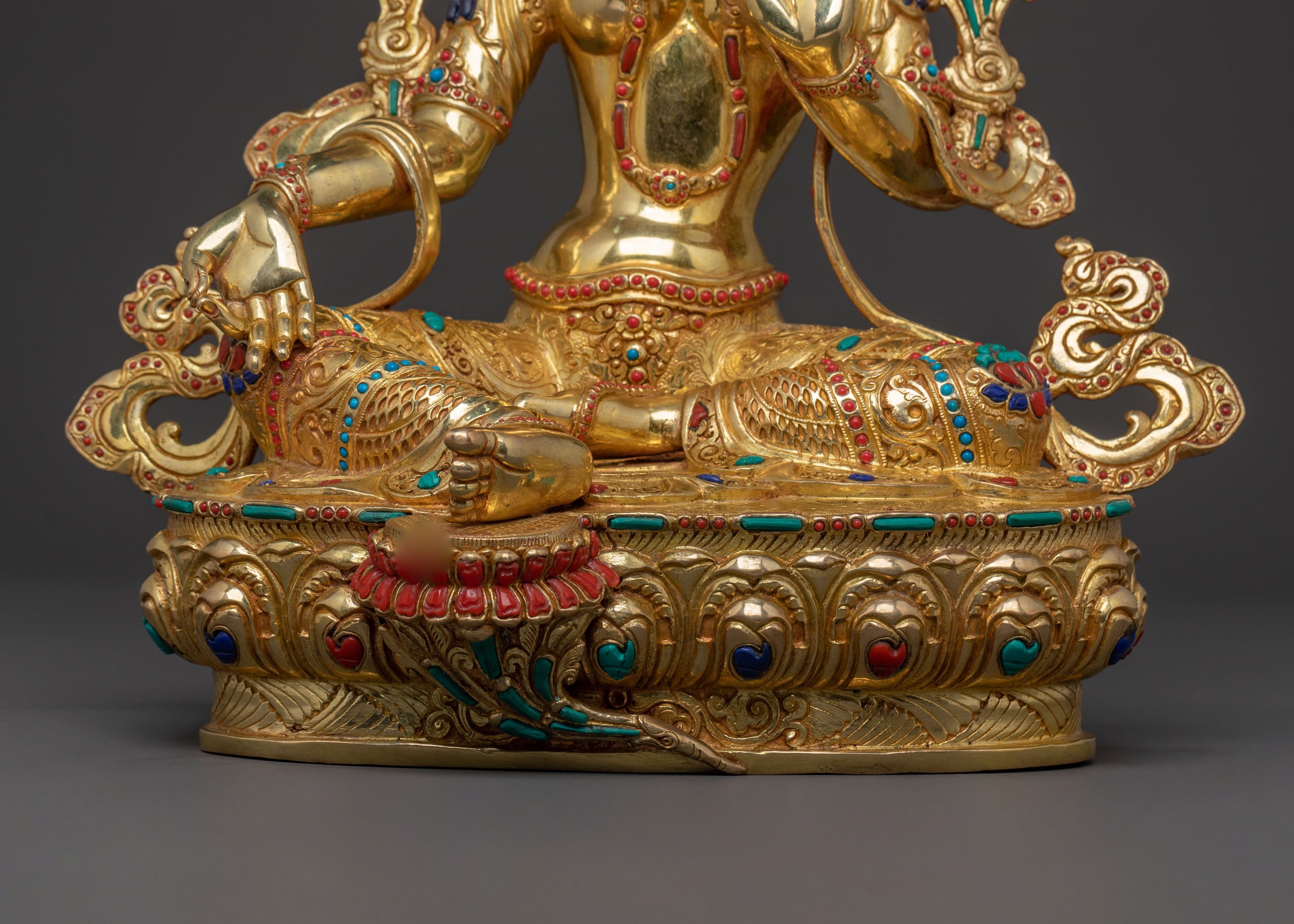 Sacred Green Tara Blessing Statue | Mother Figure