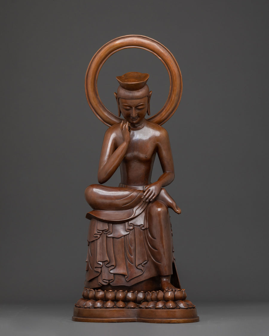 Pensive Bodhisattva Sacred Statue 