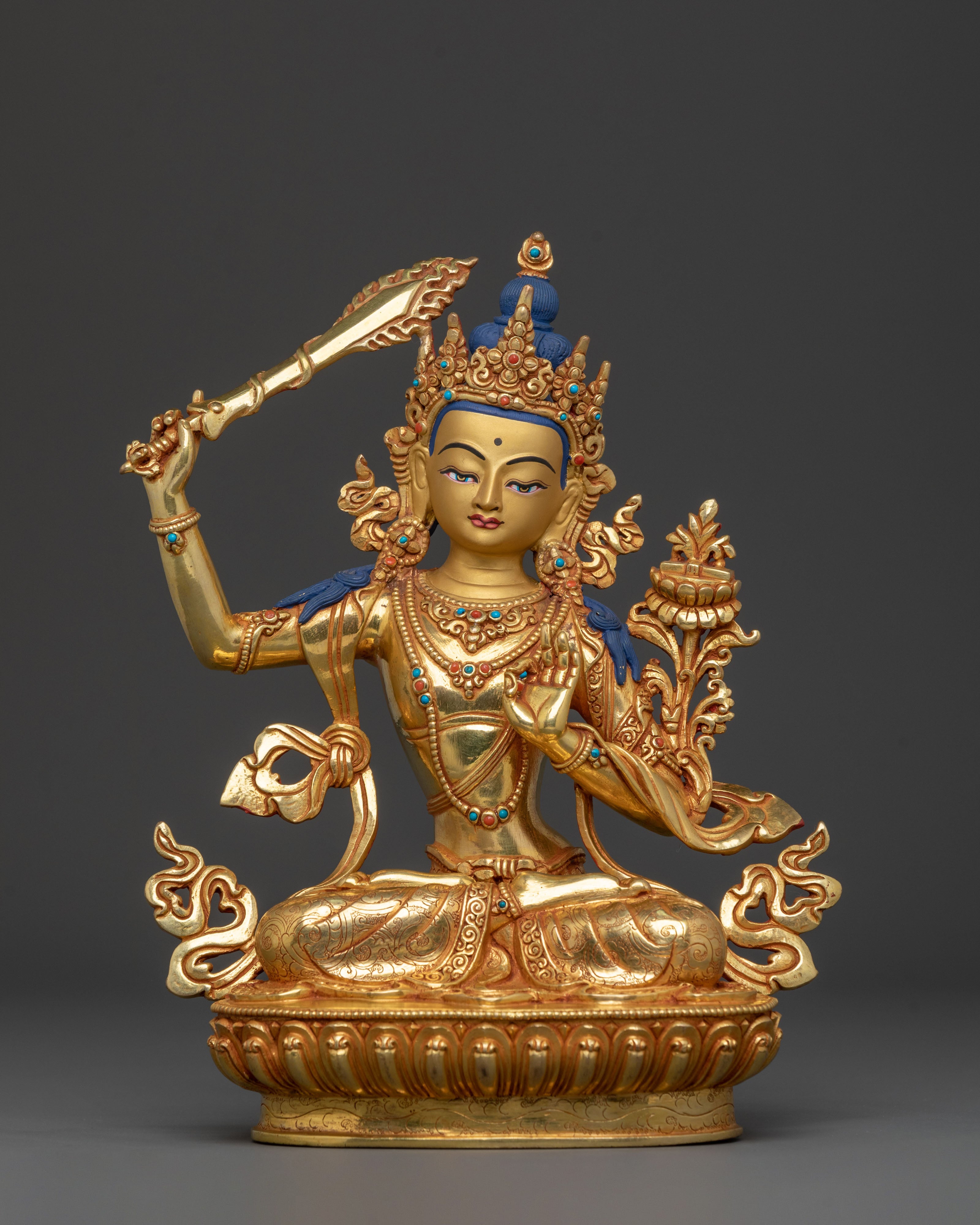 Manjushri Traditional Statue