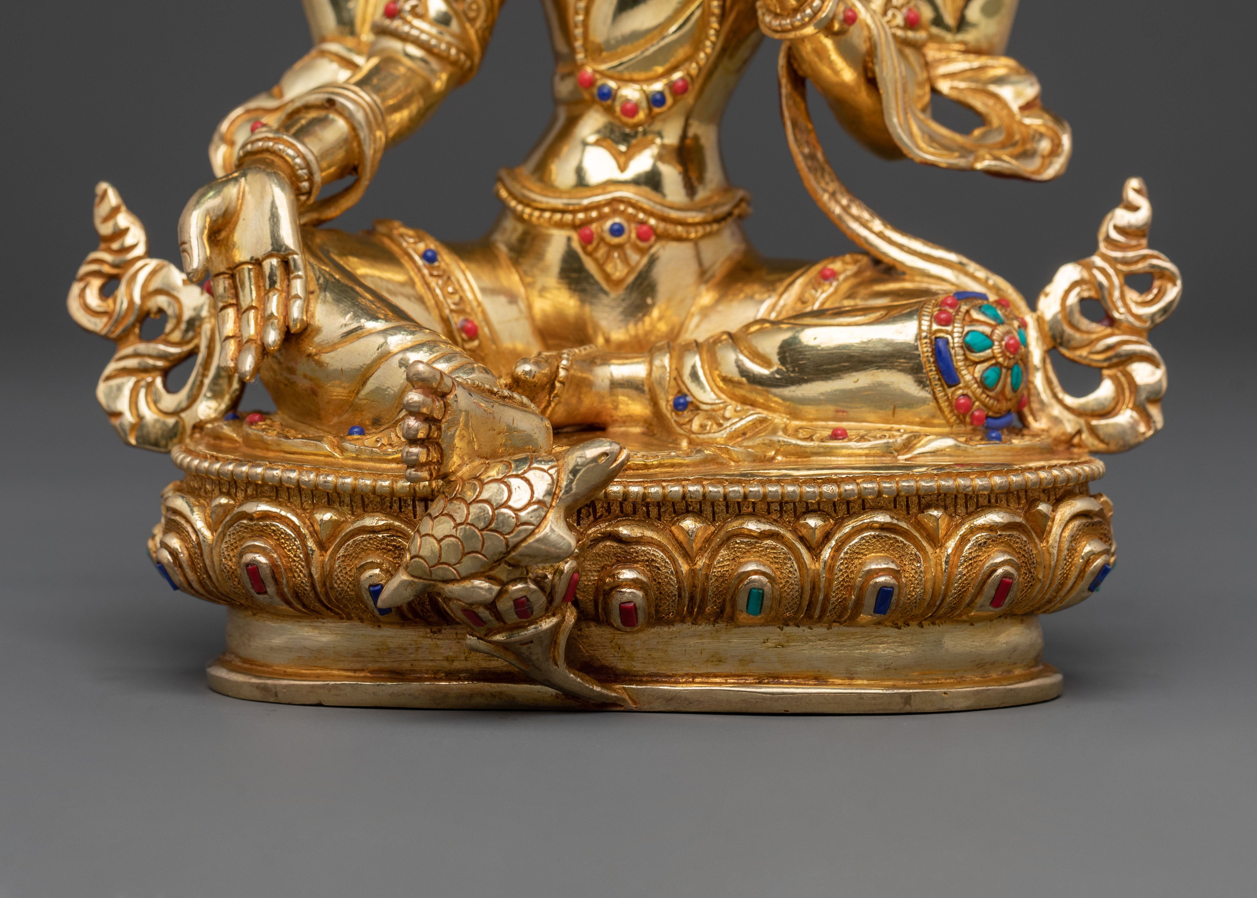 Laxmi devi spiritual statue | 24K Gold Gilded