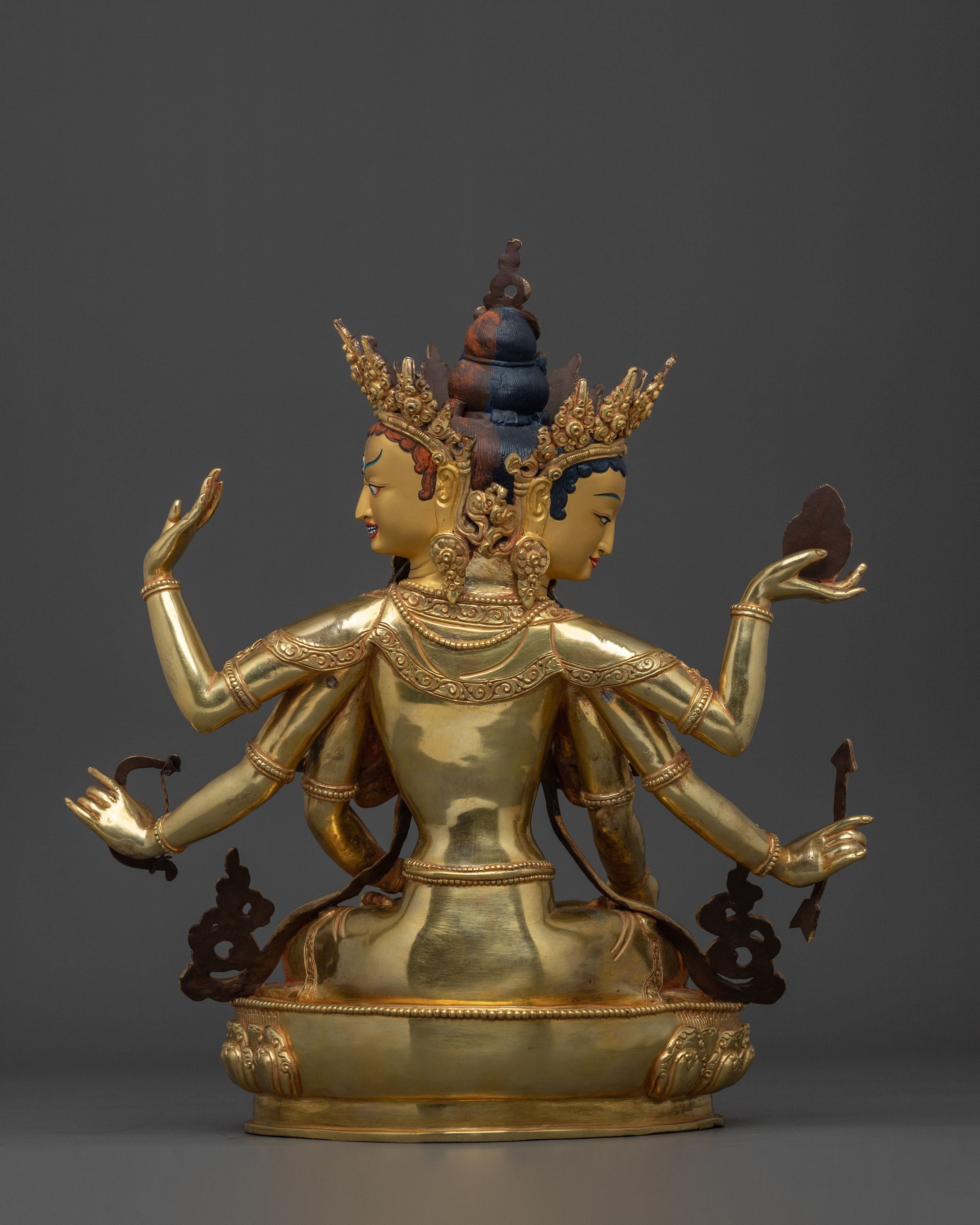 Namgyalma Buddhist Deity Statue | 24K Gold Gilded Sacred Sculpture