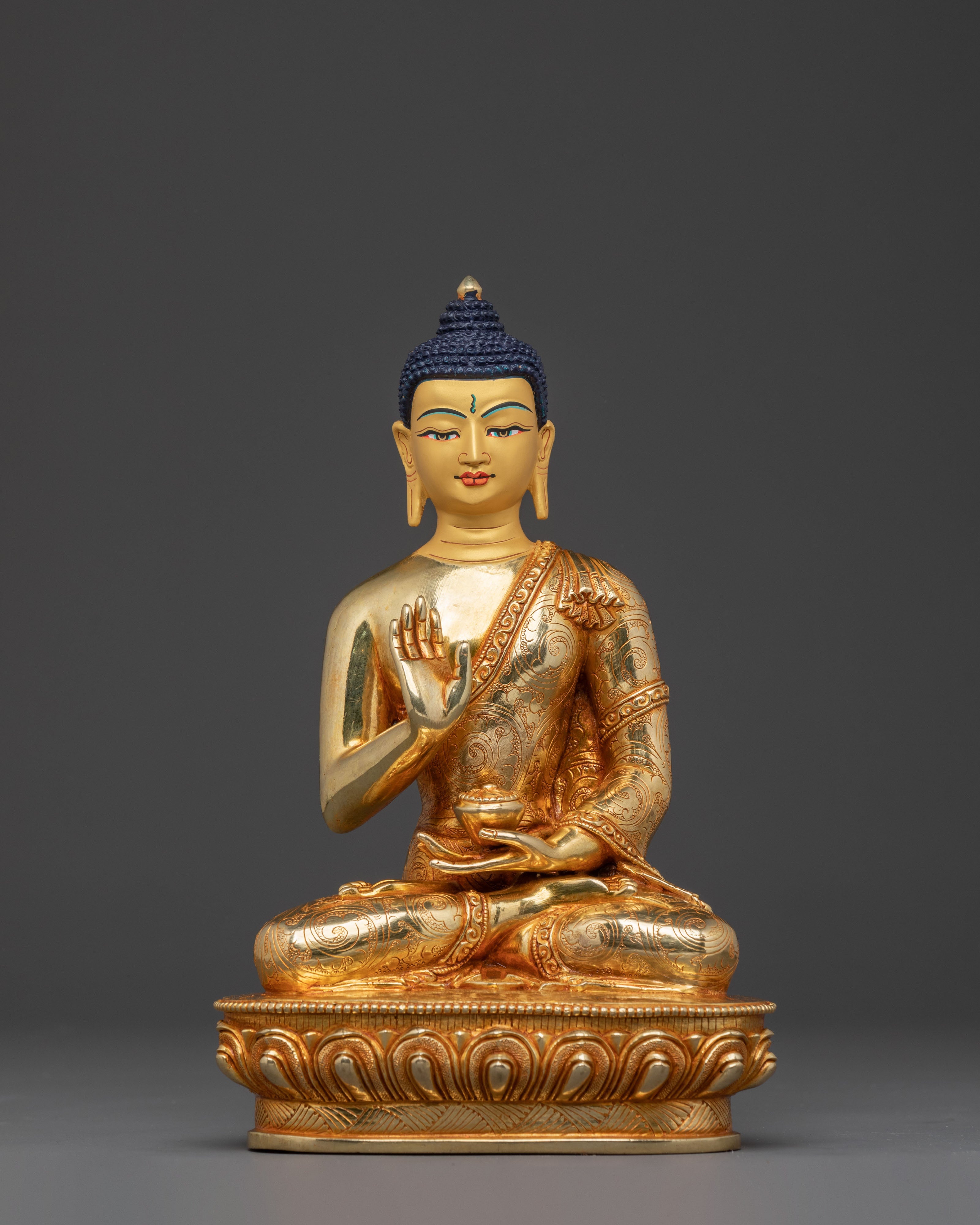 Five Dhyani Buddha Divine Statue Set | Altar Decor