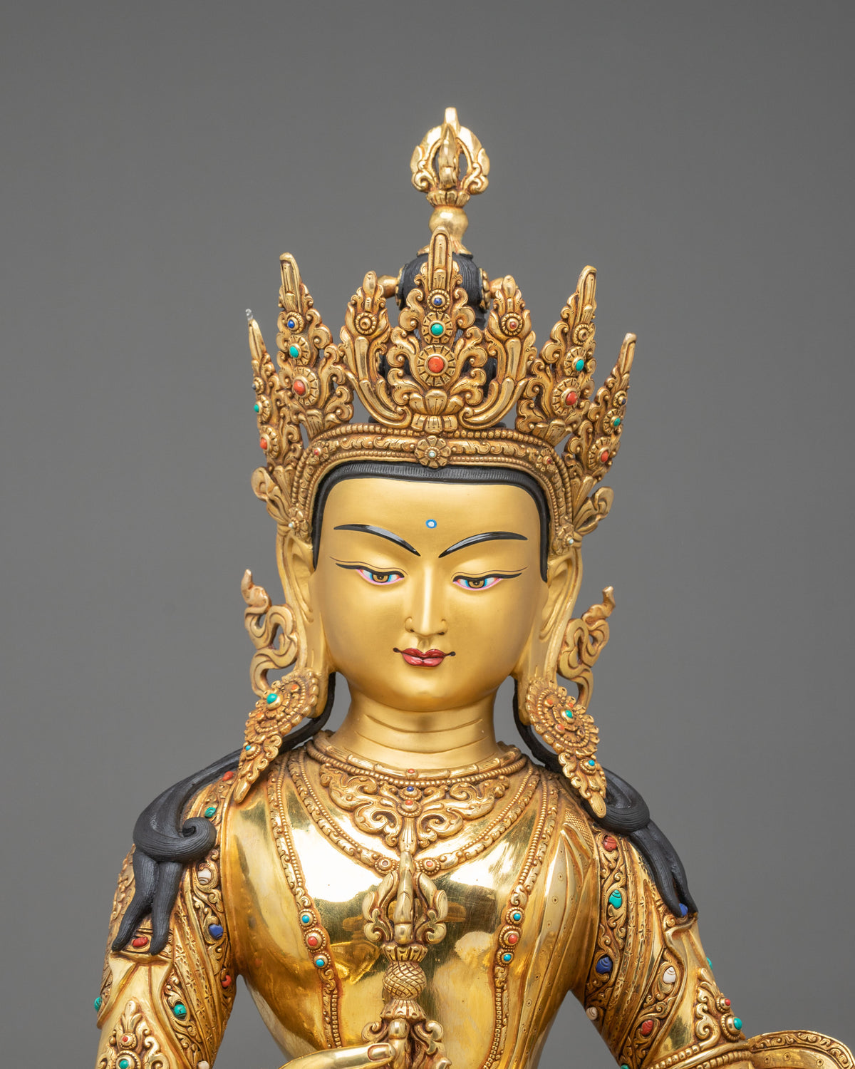 Hand-Carved Vajrasattva Statue | Deity of Purification