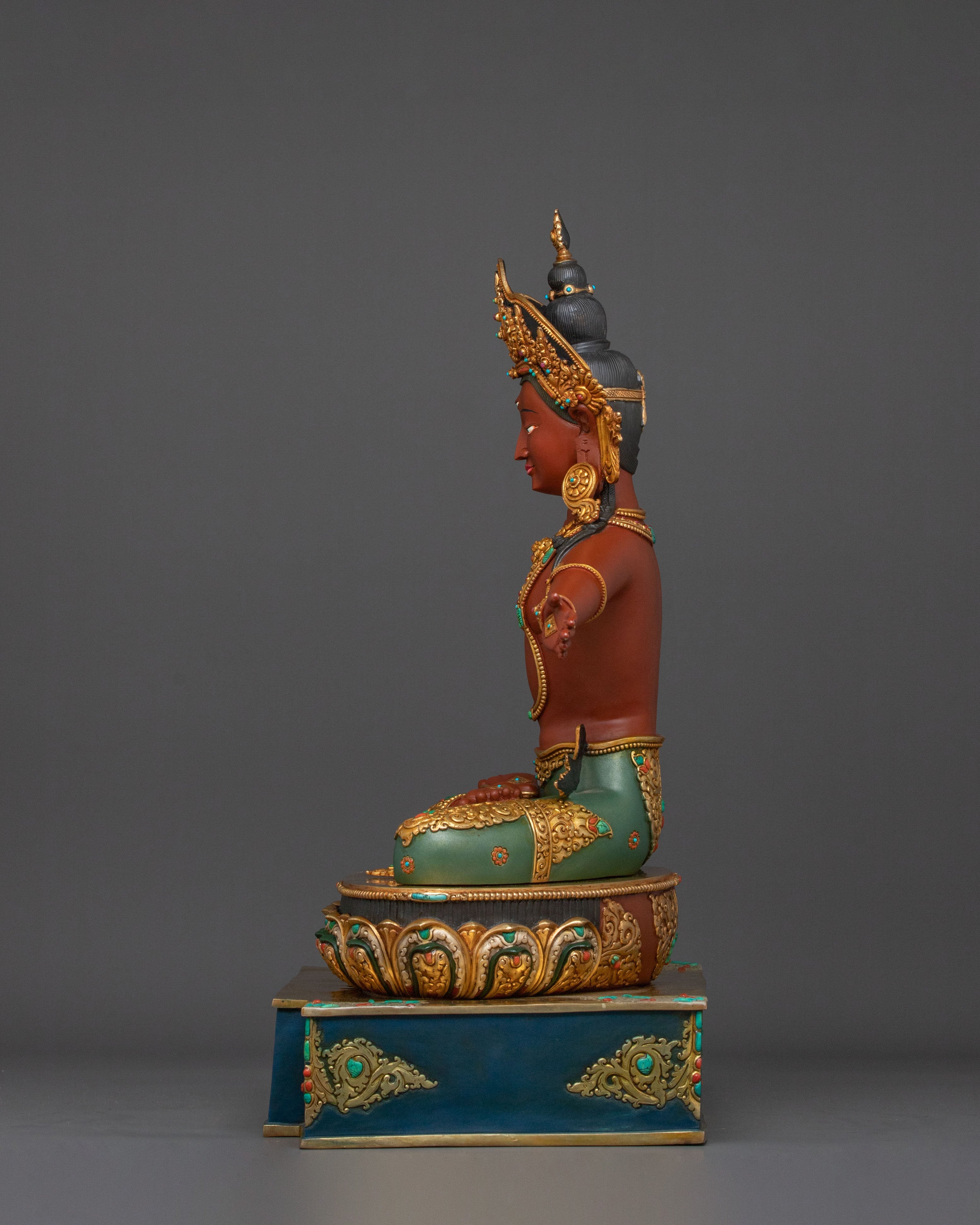 Handmade Statue of Indra: Protector of the Universe
