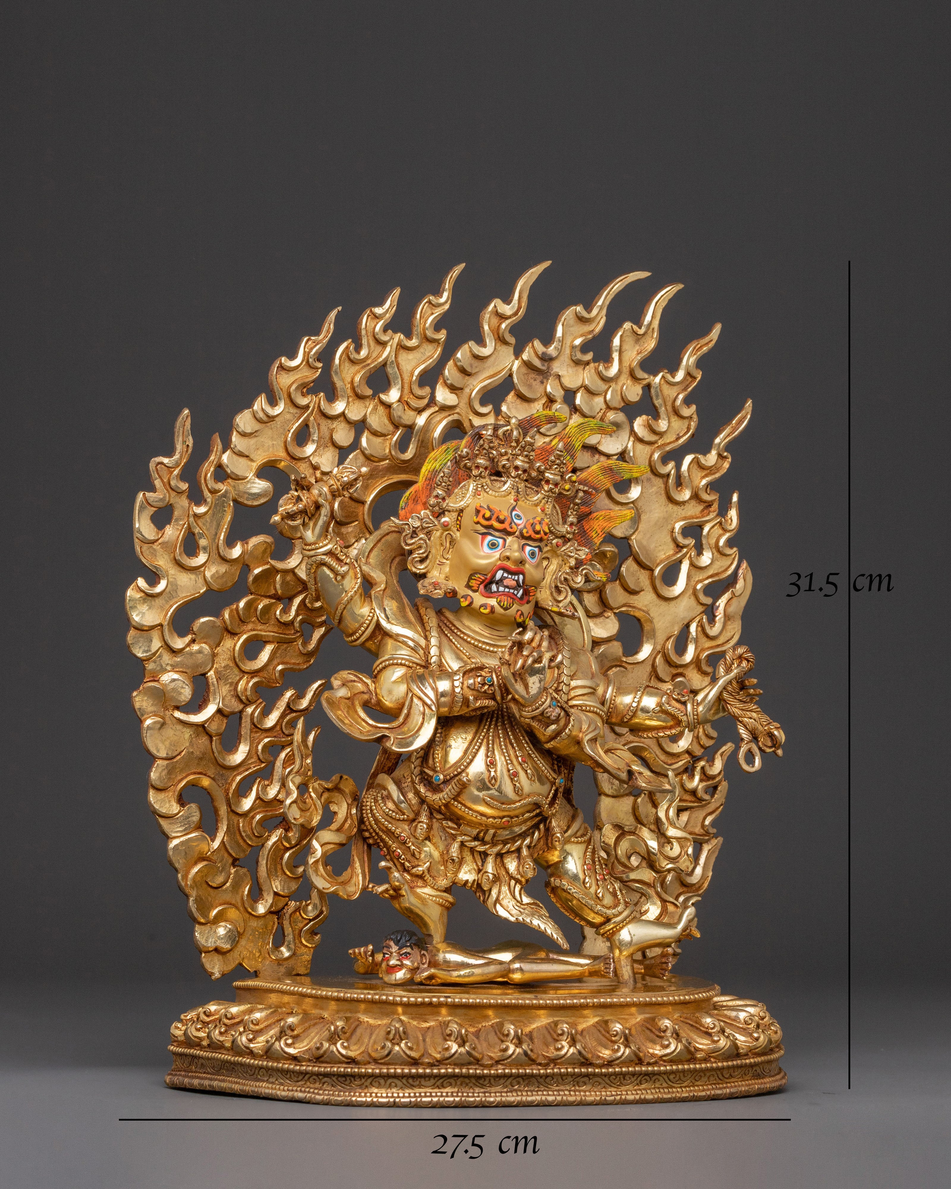 Divine Butadamara Guardian Statue | Sacred Tibetan Buddhist Statue