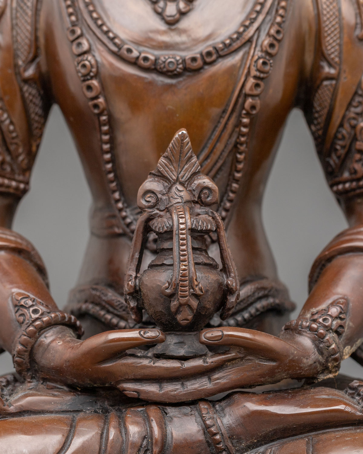 Handmade Amitayus Oxidized Sculpture | Made in Nepal