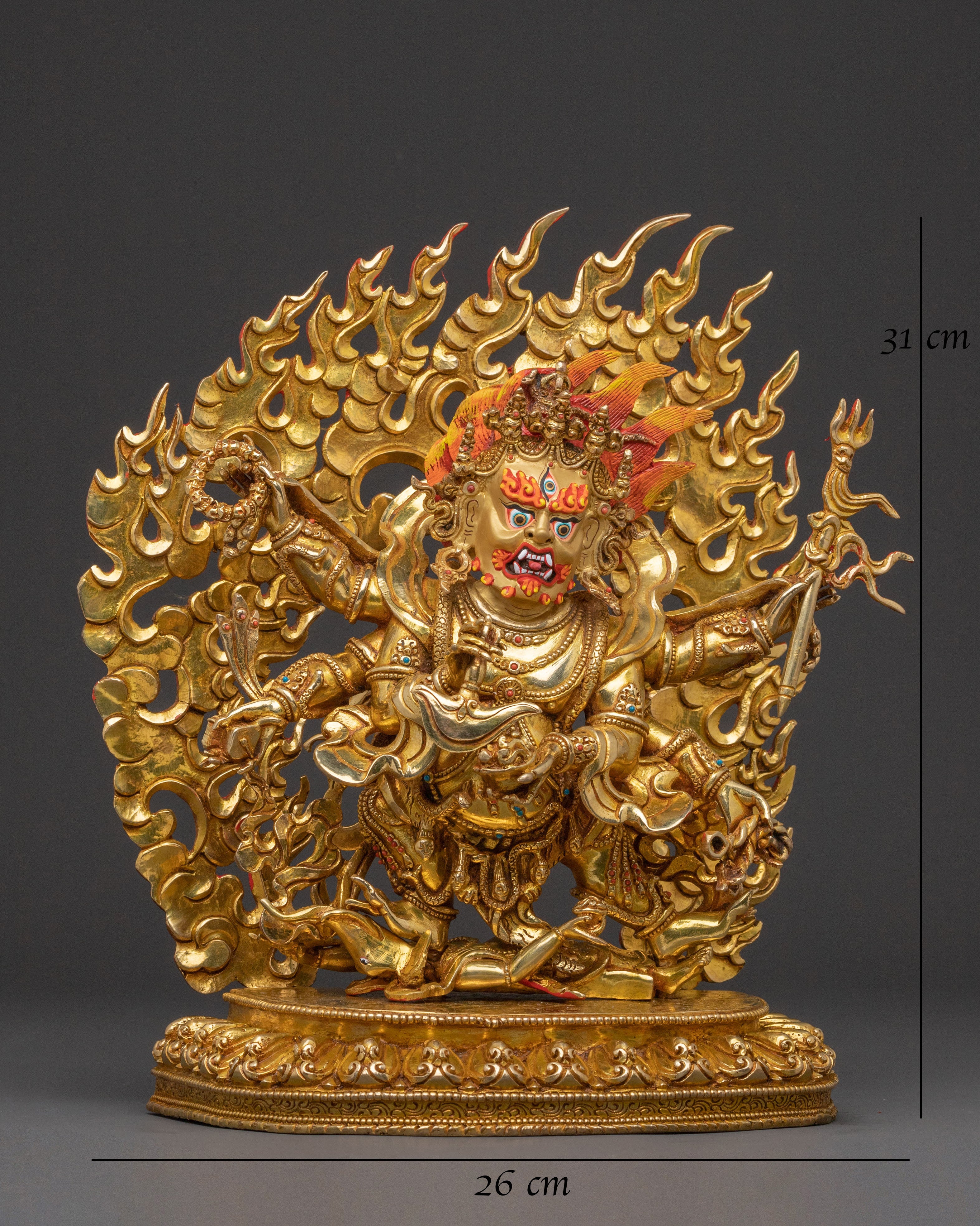 Protector Six Armed Mahakala Statue