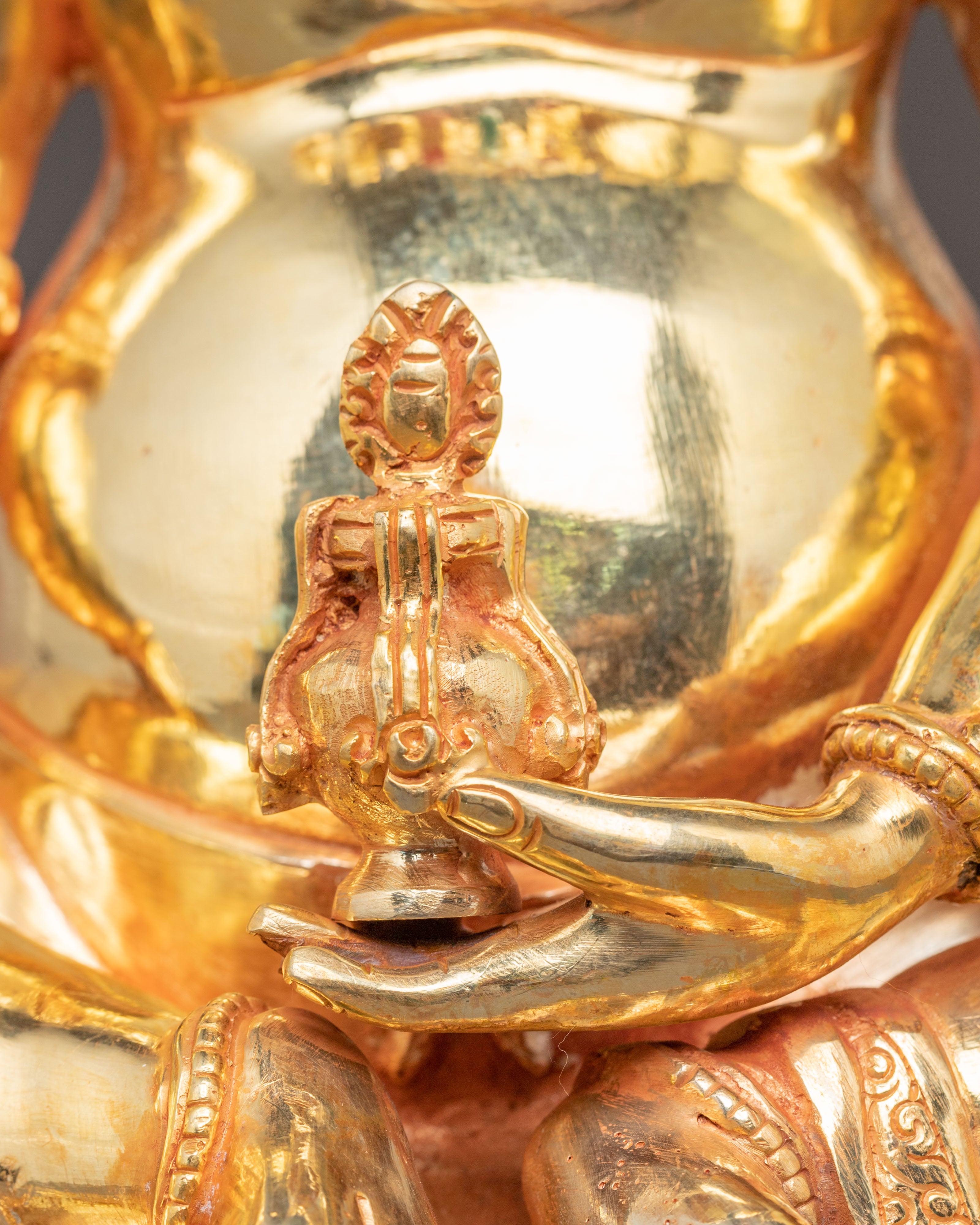 Handcrafted Thangtong Gyalpo Statue | Tibetan Buddhist Master Sculpture