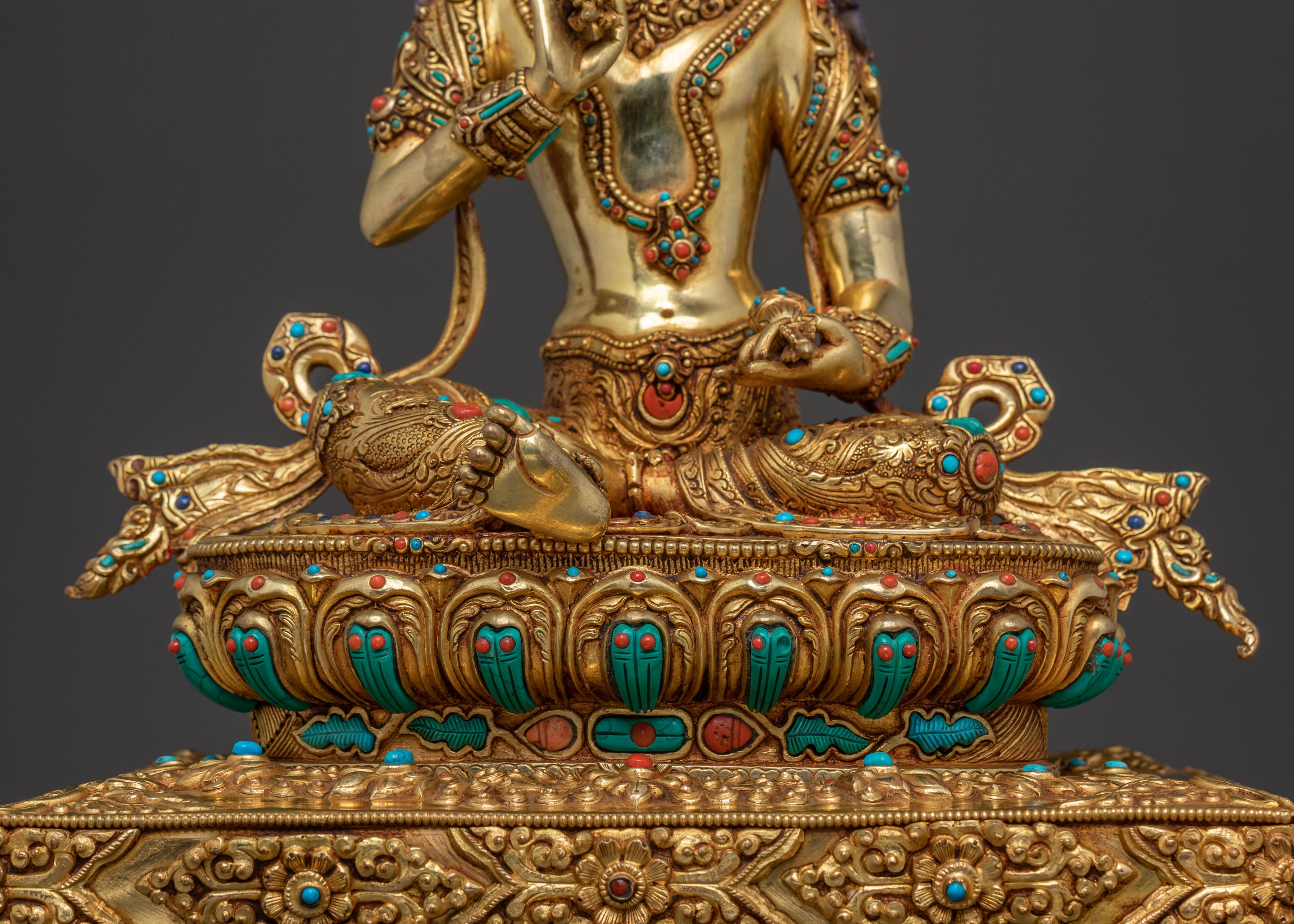 Sacred Vajrasattva Golden Statue: Ultimate purification
