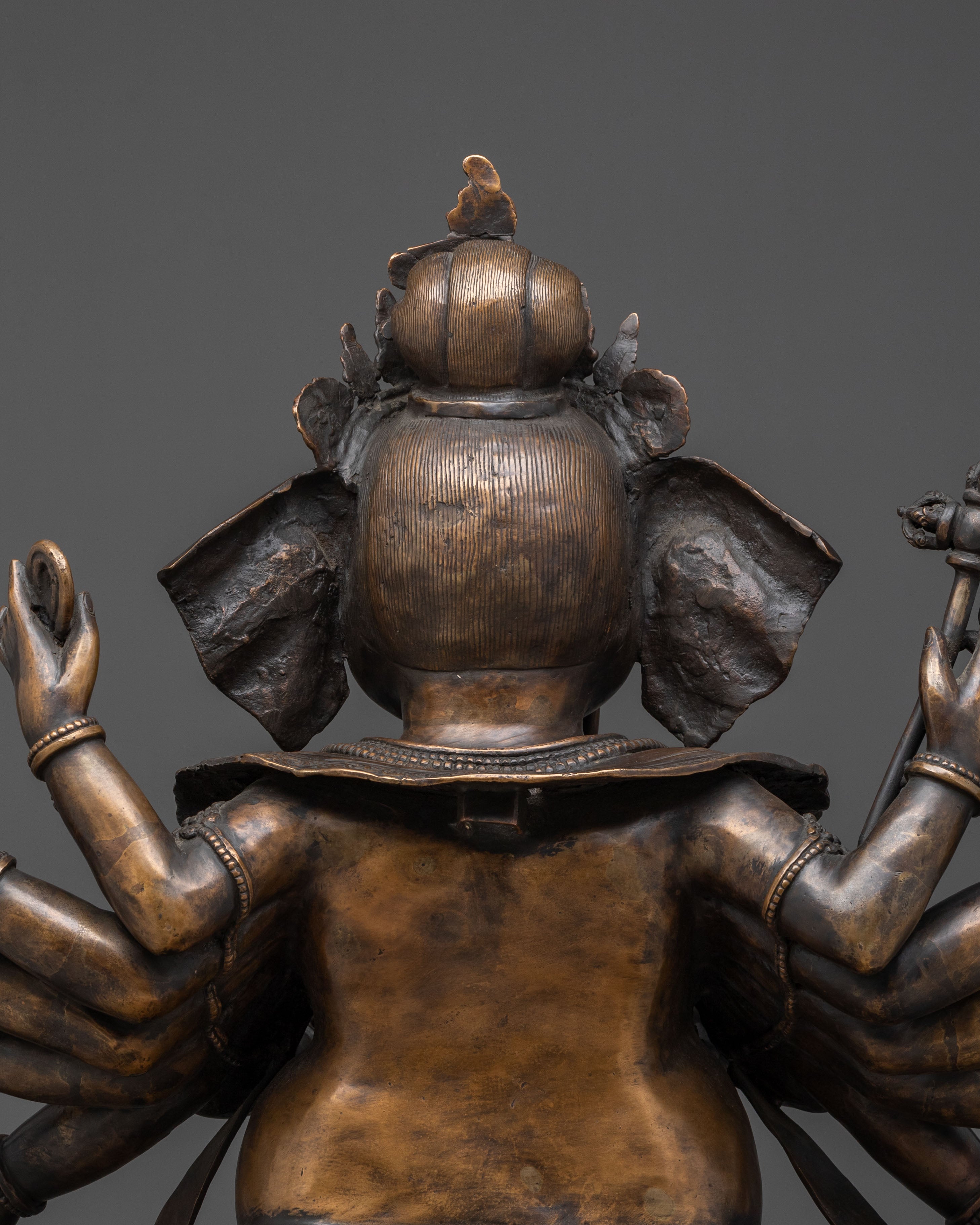 God Ganesha Statue | Handcrafted Sacred Copper Figurine